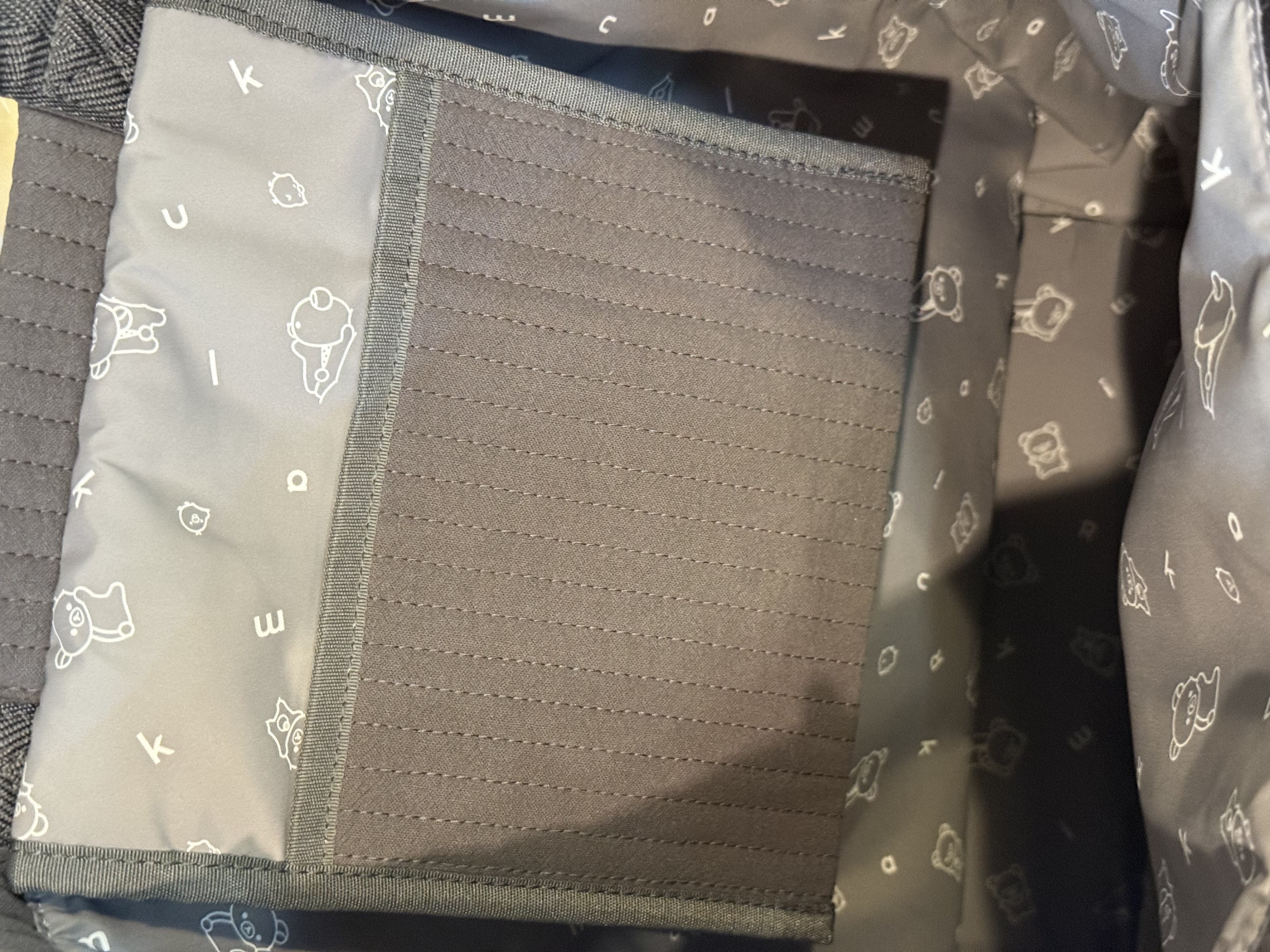 《現貨》全新Rilakkuma黑白造型上膊袋連扣針
