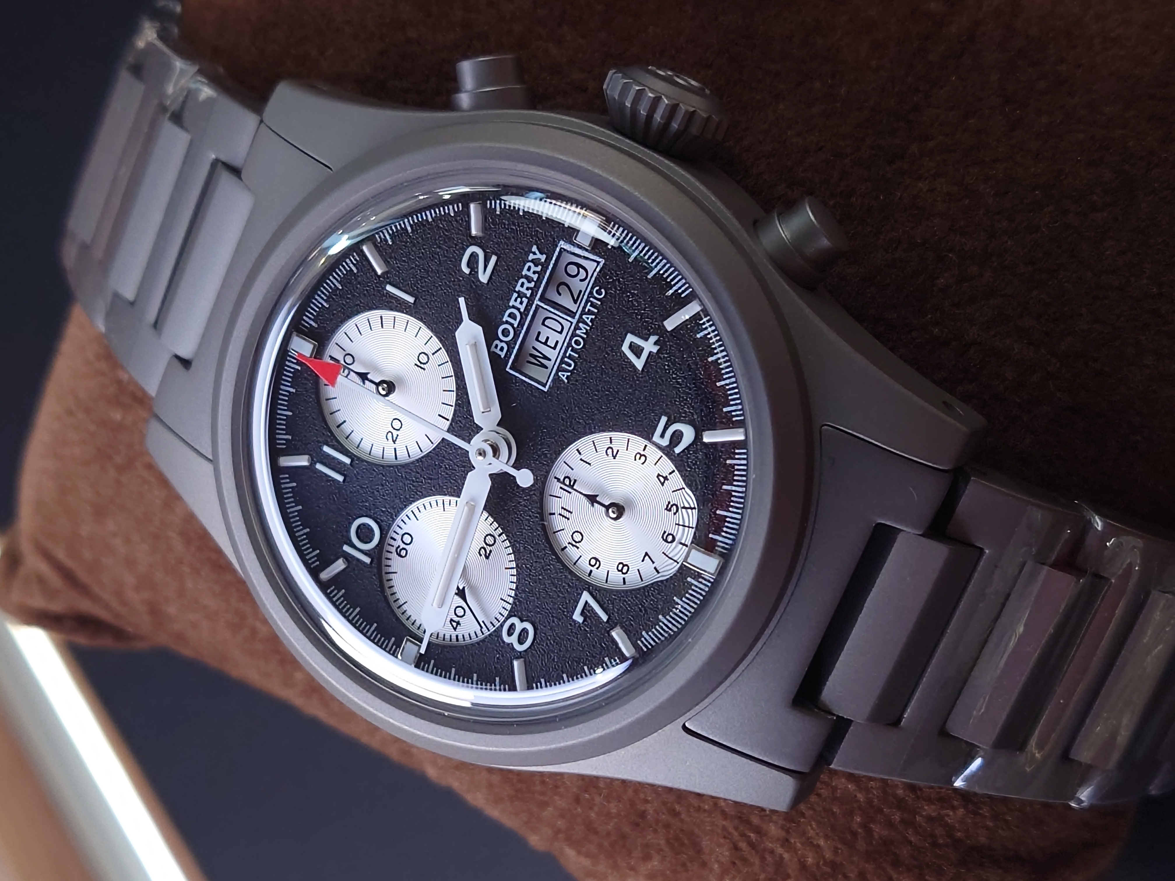 Boderry Landmaster Titanium Chronograph Automatic -  BD-A18T-03B BKPanda