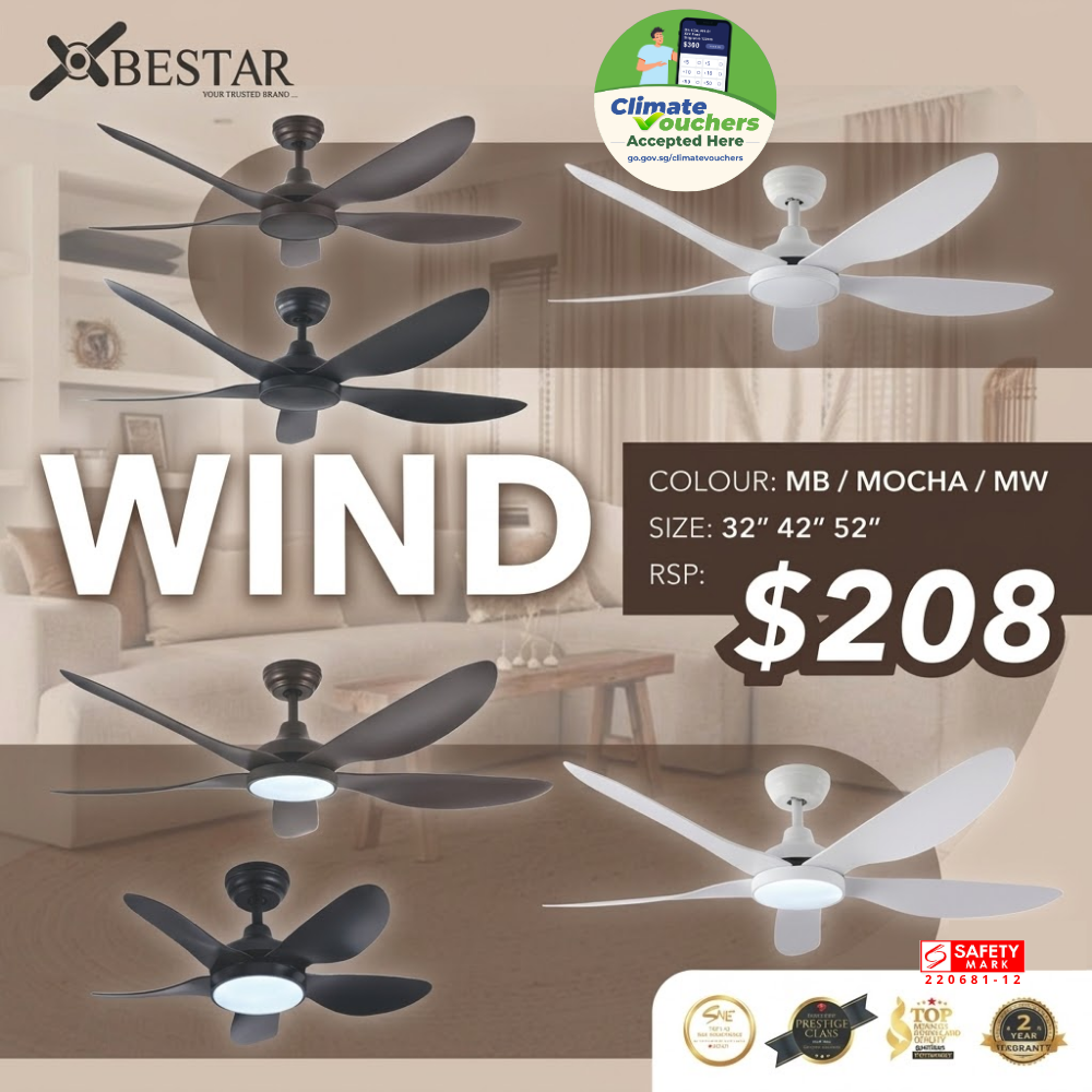 Bestar Wind Ceiling Fan ATT