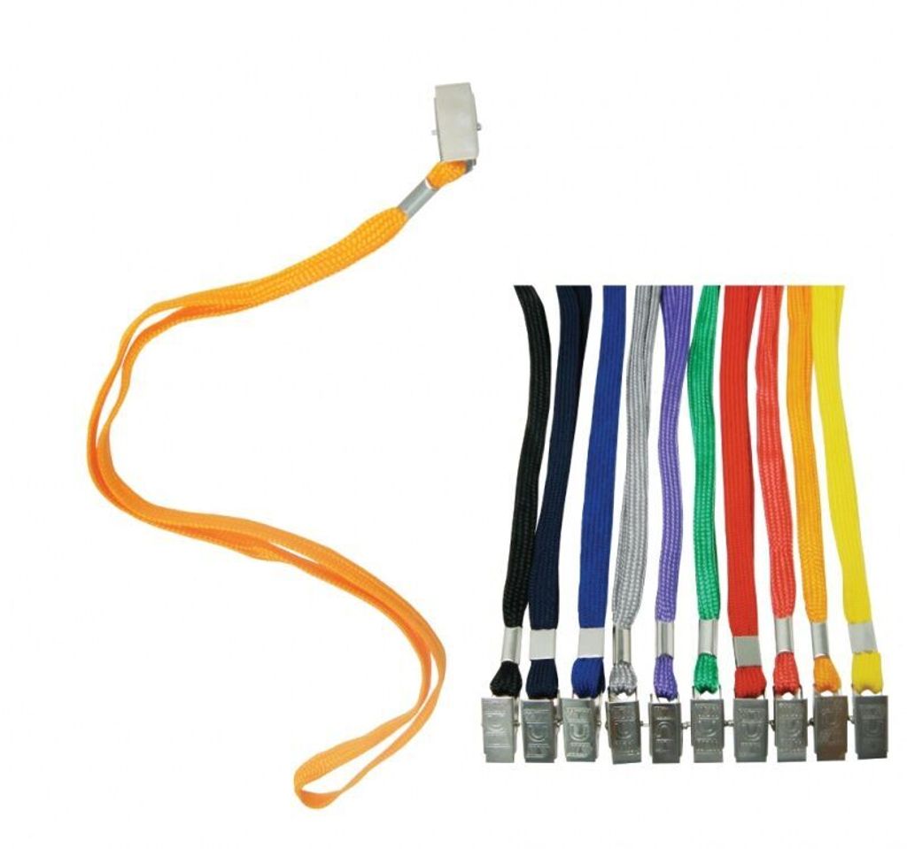 Flat Lanyard - Cotton (10's x 1 Pkt)