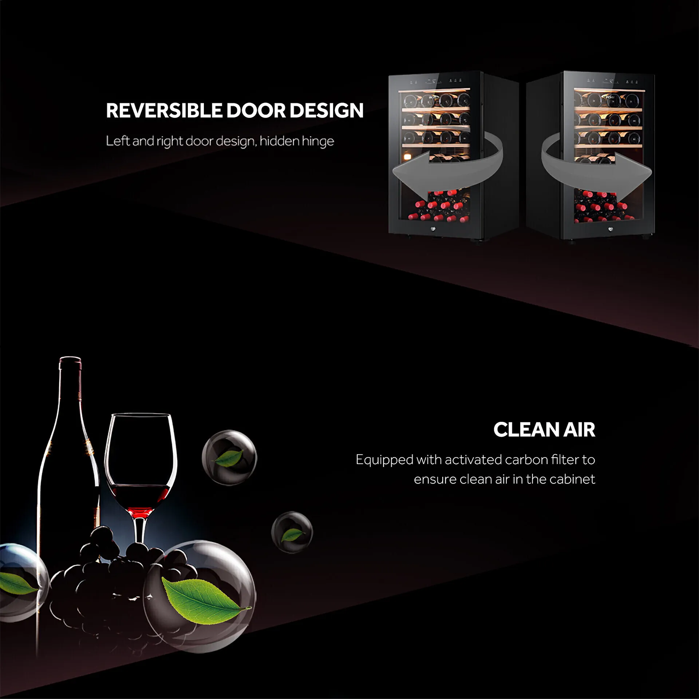 Haier 49 Bottles Wine Chiller (HWS-49G)