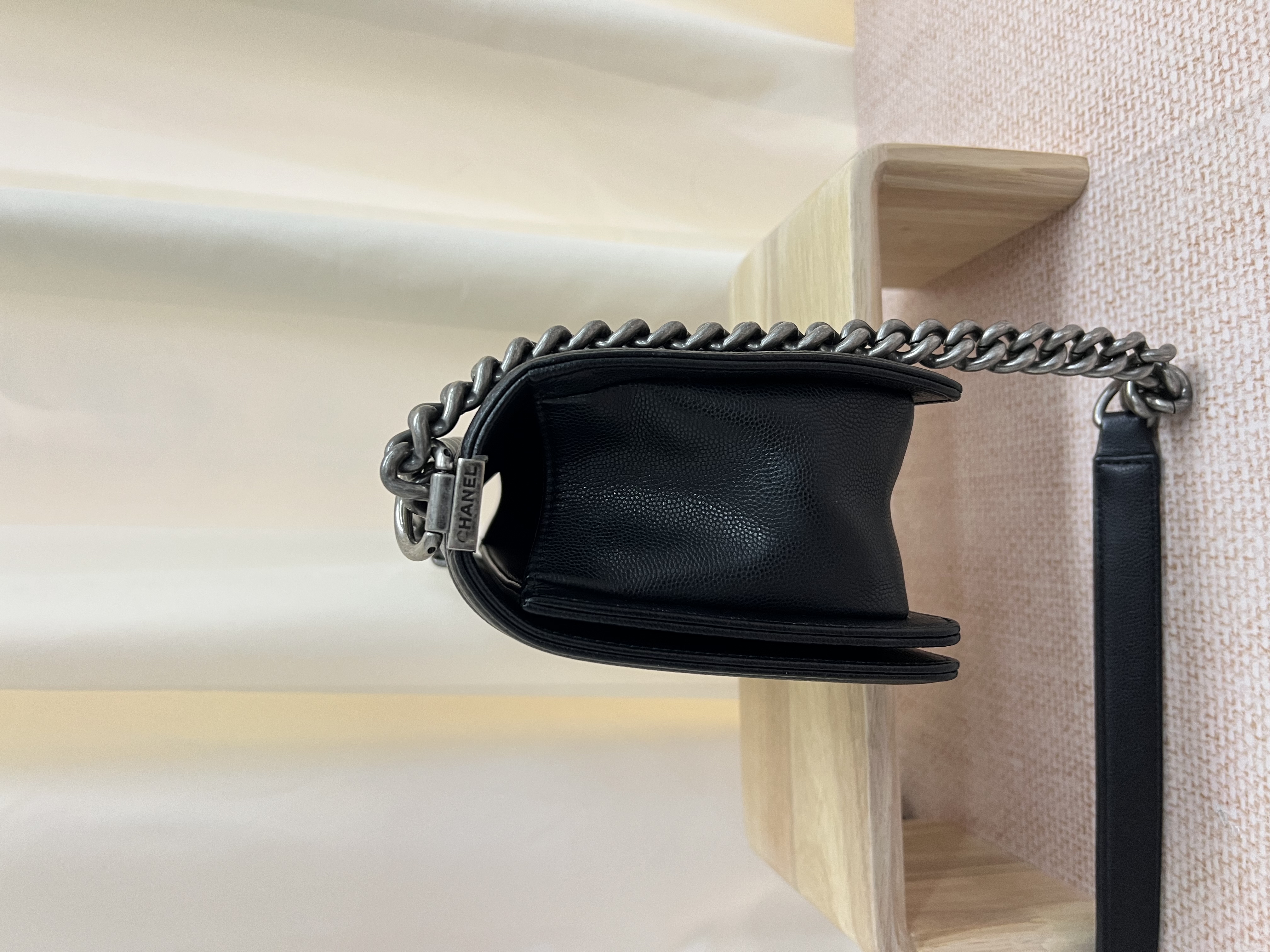 Pre-owned Chanel V-Stitch Boy Bag/ Product Code: 26022606