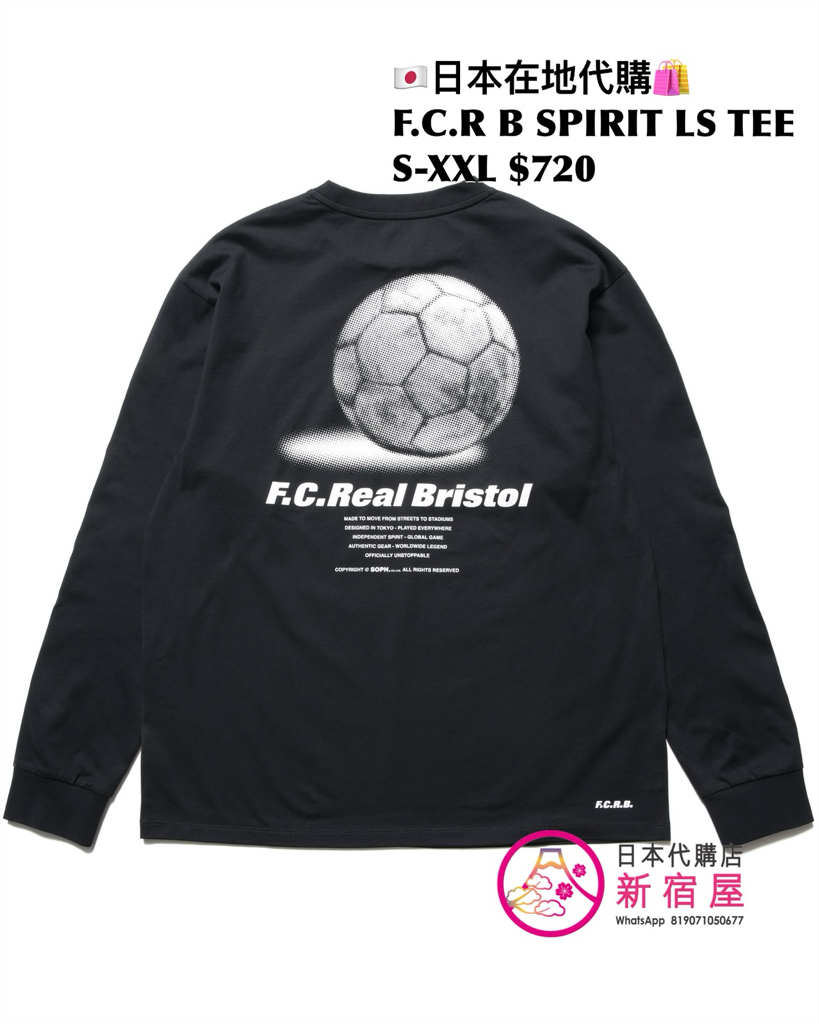 F.C.REAL BRISTOL SPIRIT LS TEE/ SHADOW EMBLEM LS TEE/ 56STARS LS TEE/ ORIGIN POCKET LS TEE