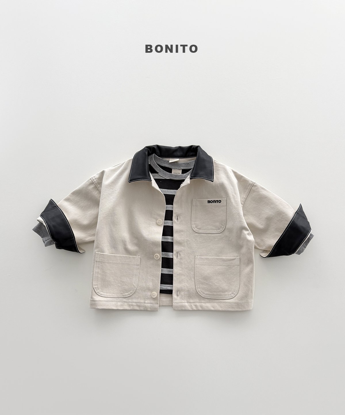 Bonito | Leather Collar Jacket