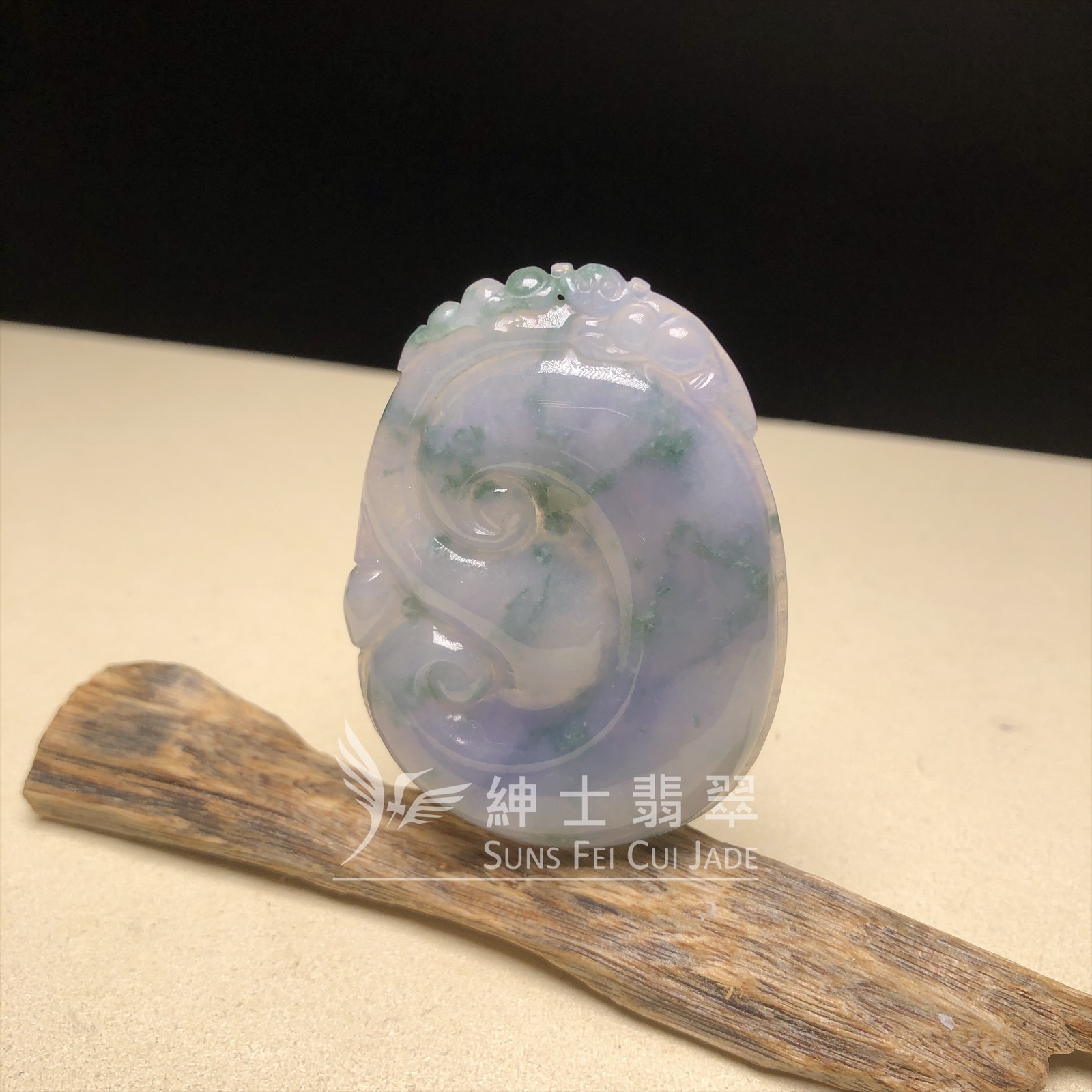 茄紫飄花如意 B08428