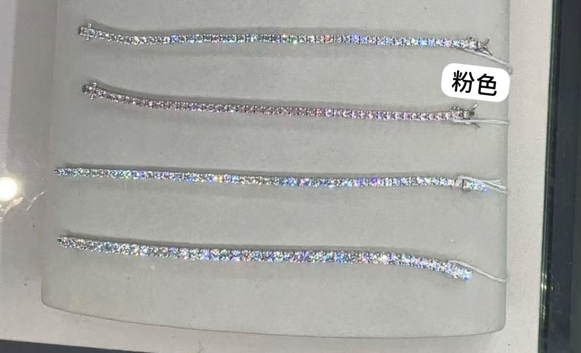 之前有babe 問是否有粉色 LLORD網球手鏈3mm 粉色 手圍16/17/18cm