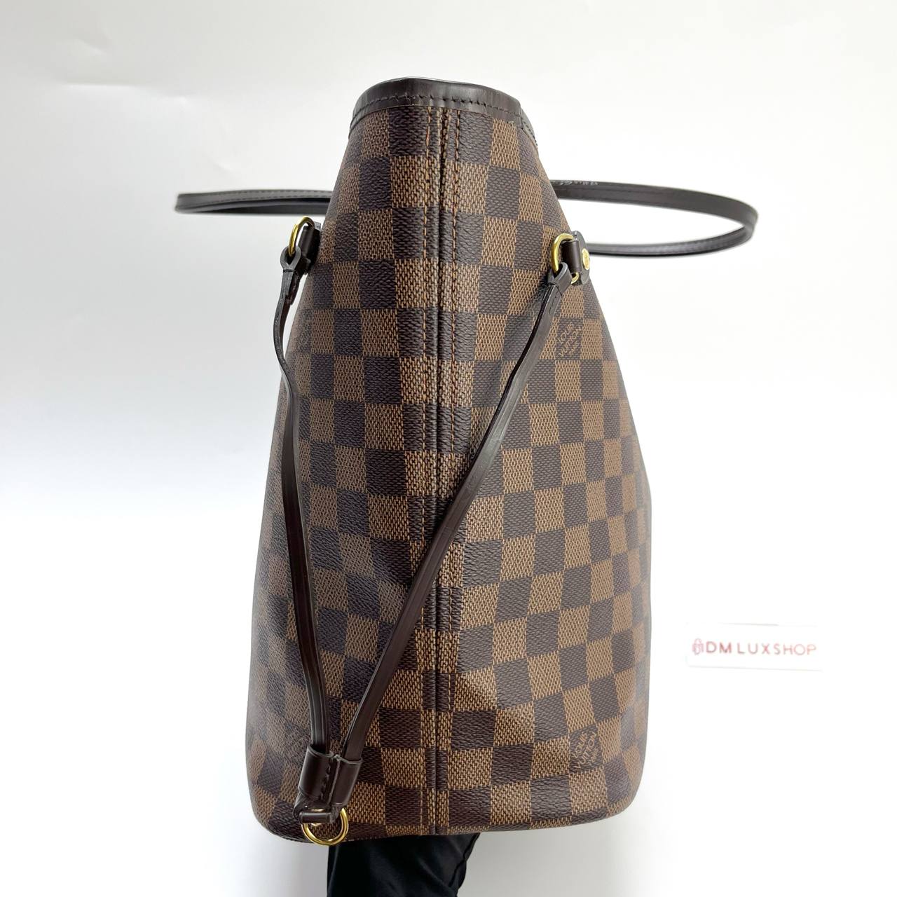LV Damier Ebene Neverfull MM GHW