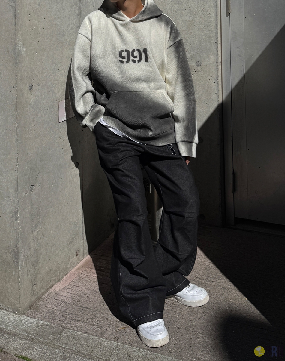 【100%保證韓國直送】立體鉚釘不褪色工裝降落傘寬褲 (防縮加工) [3 color] RF1229882