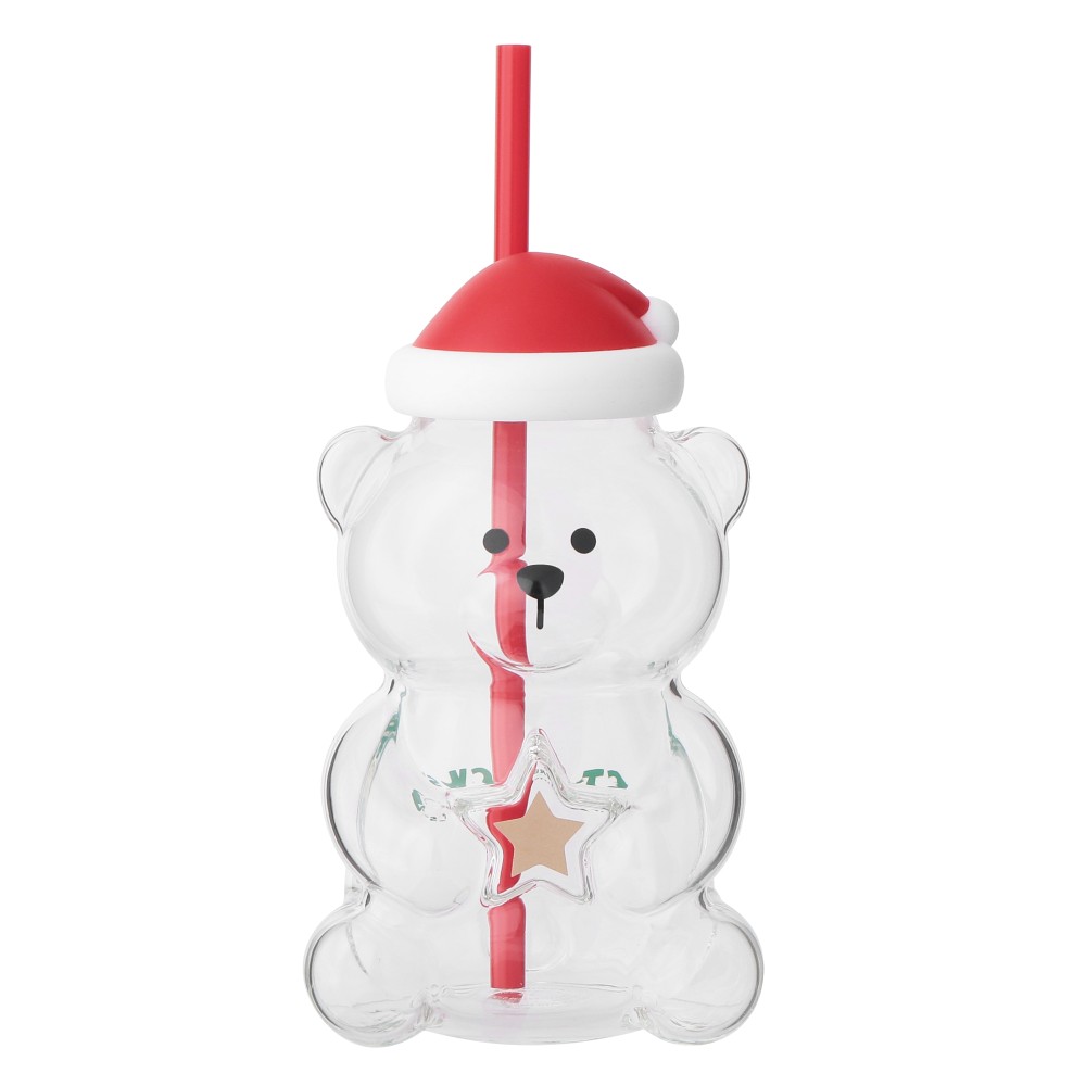 《日本 🇯🇵 STARBUCKS Colors of Holiday 聖誕系列》Bearista 玻璃杯 473ml