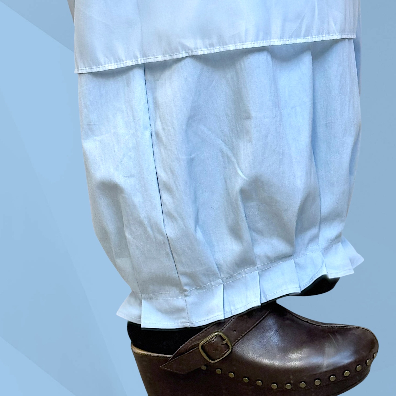 221154 褲腳壓摺長褲