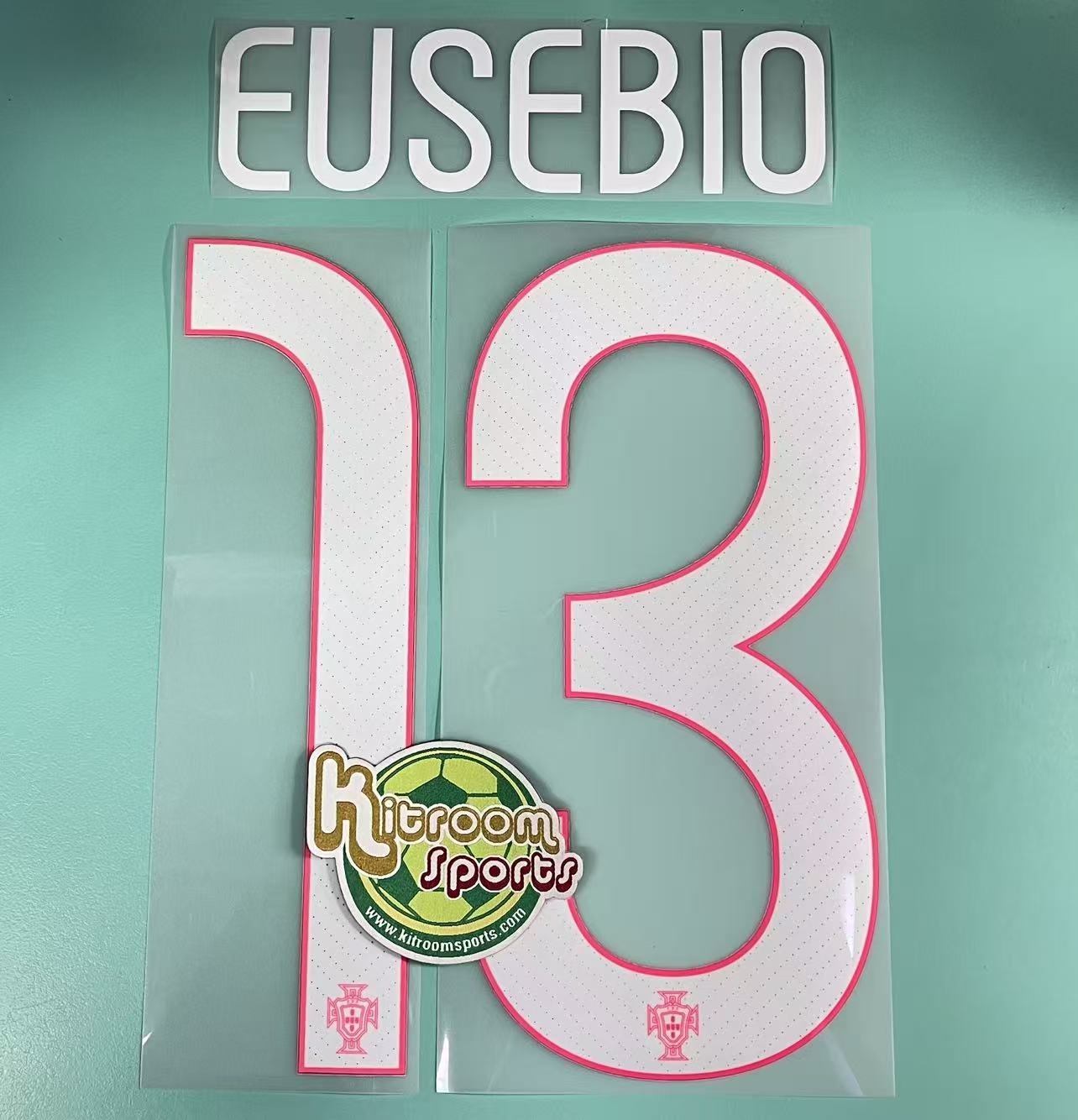 2014 Portugal Home Nameset #13 EUSEBIO (No Font Number)