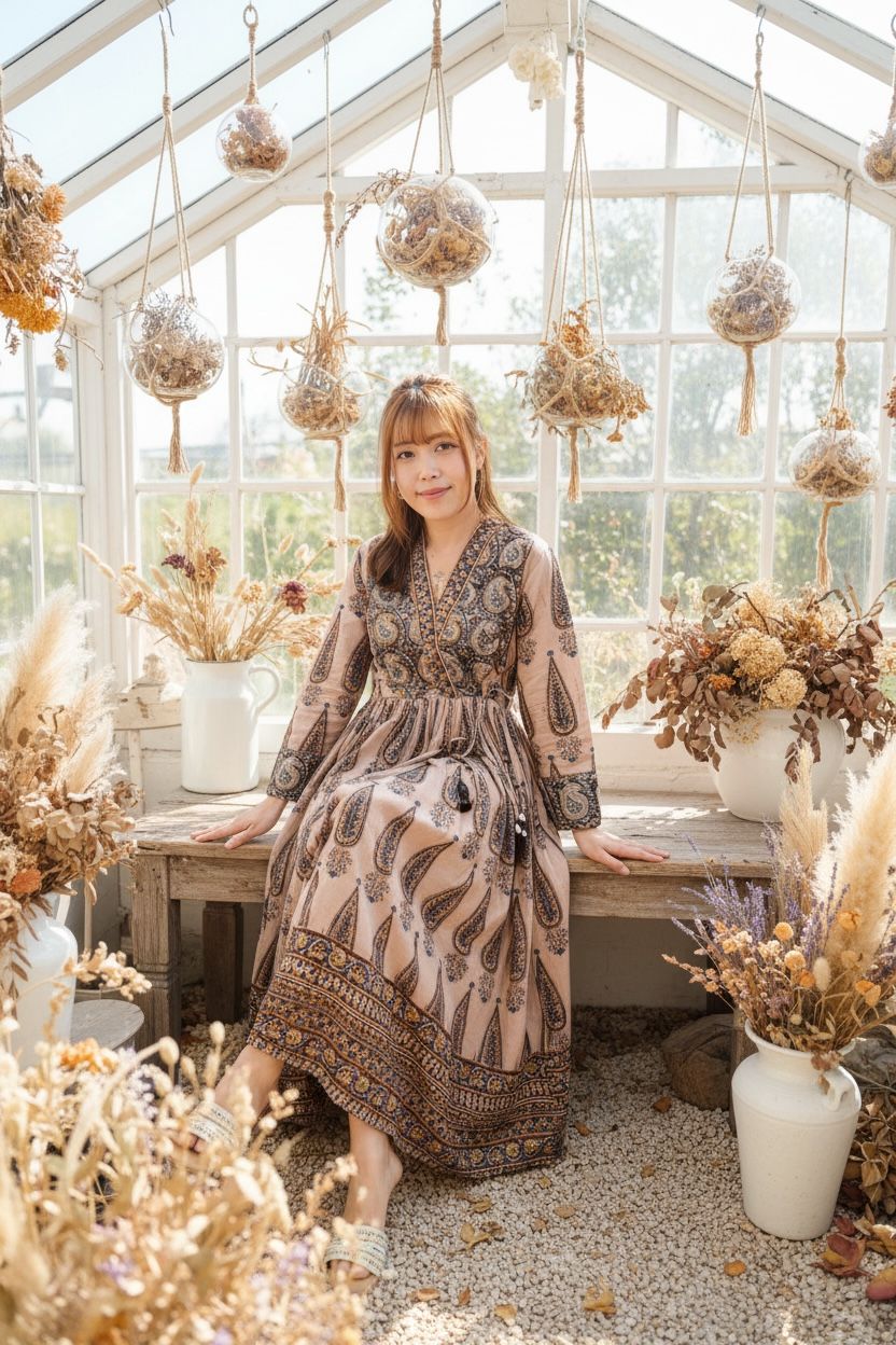 #1526 Light Choco Authenic Cotton Print OP 46.5"