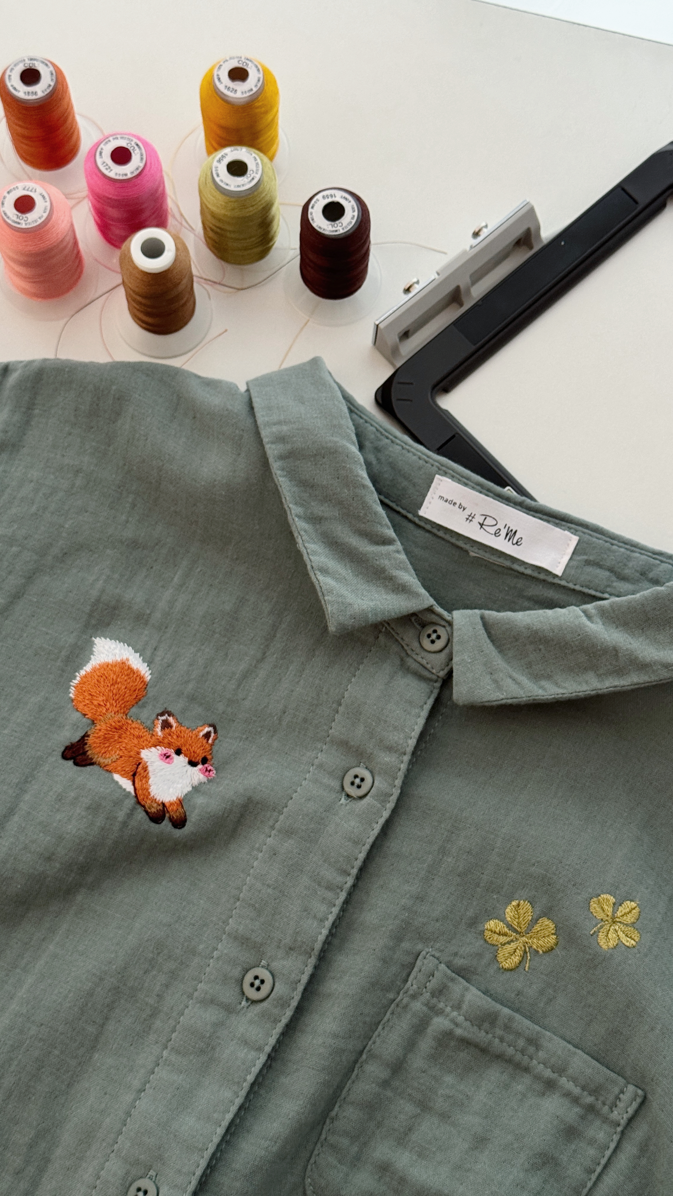 A Fox Kind of Day｜独家手作刺绣衬衫 🦊