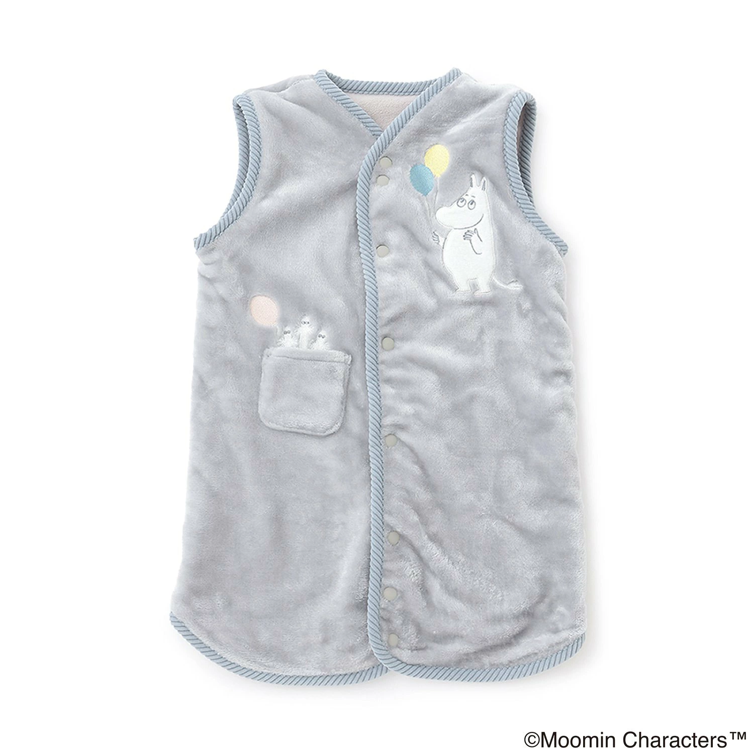 🆕【⭐訂購⭐】🇯🇵日本直送 🌀#Moomin 絨毛 2way 背心睡袋 / 連身衣🌀 [ELIA-0018][261004]