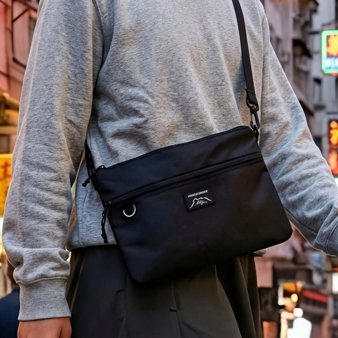 獅子山 HONGKONGER 防水斜孭袋