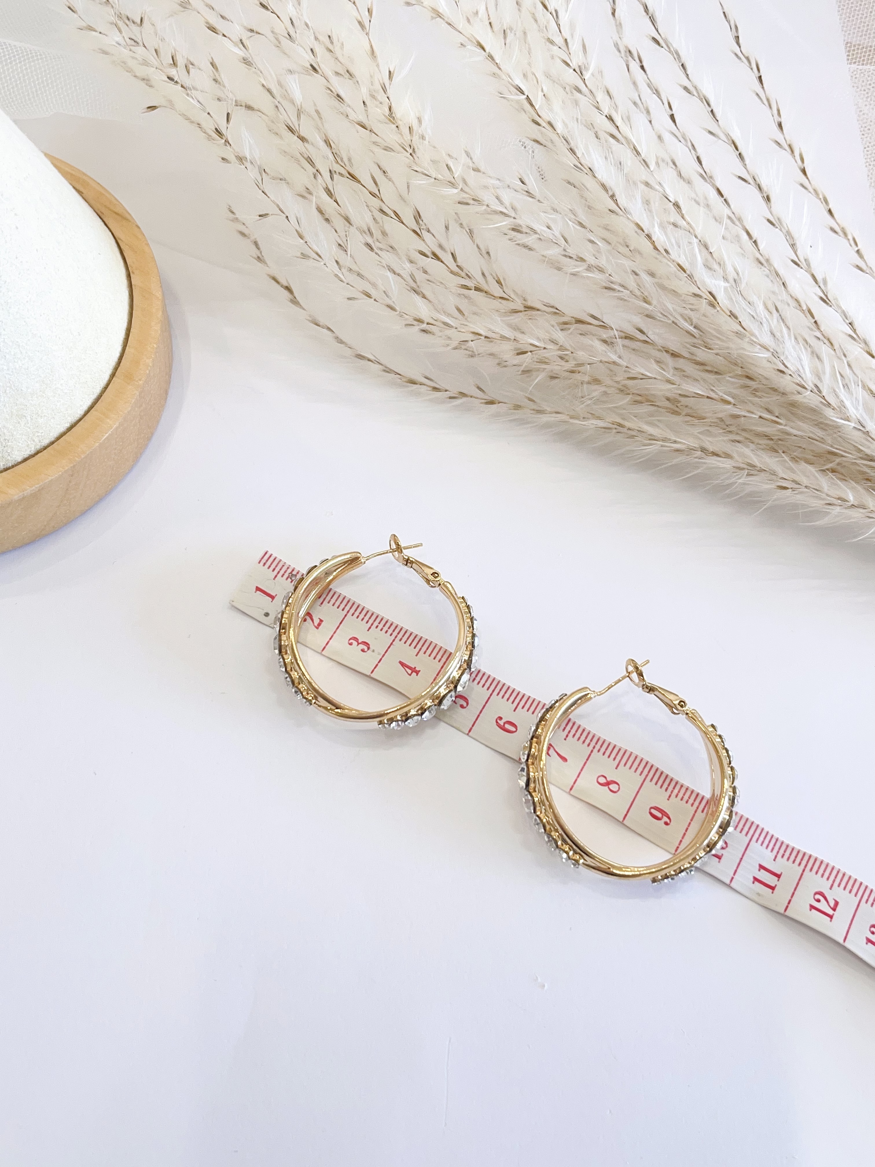 新款欧美气质锆石耳环