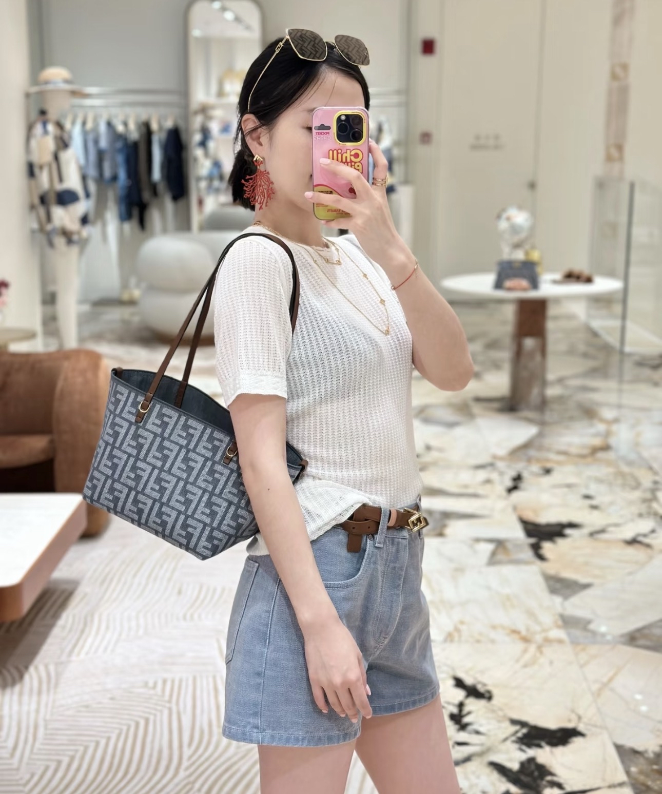 訂貨📮 Fendi Small Roll Tote Bag Size 23x15x19.5cm