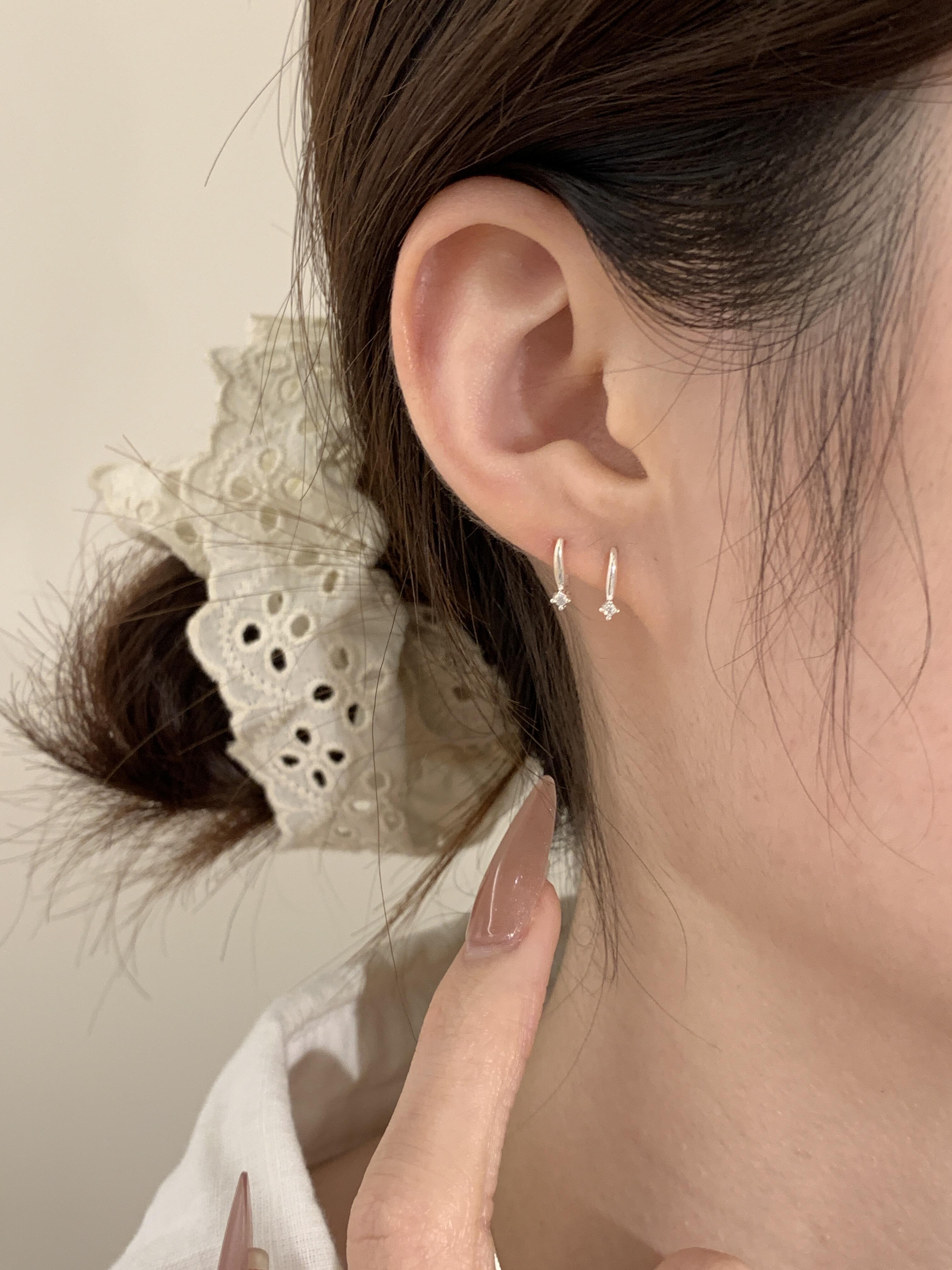 小钻耳钩小耳钉