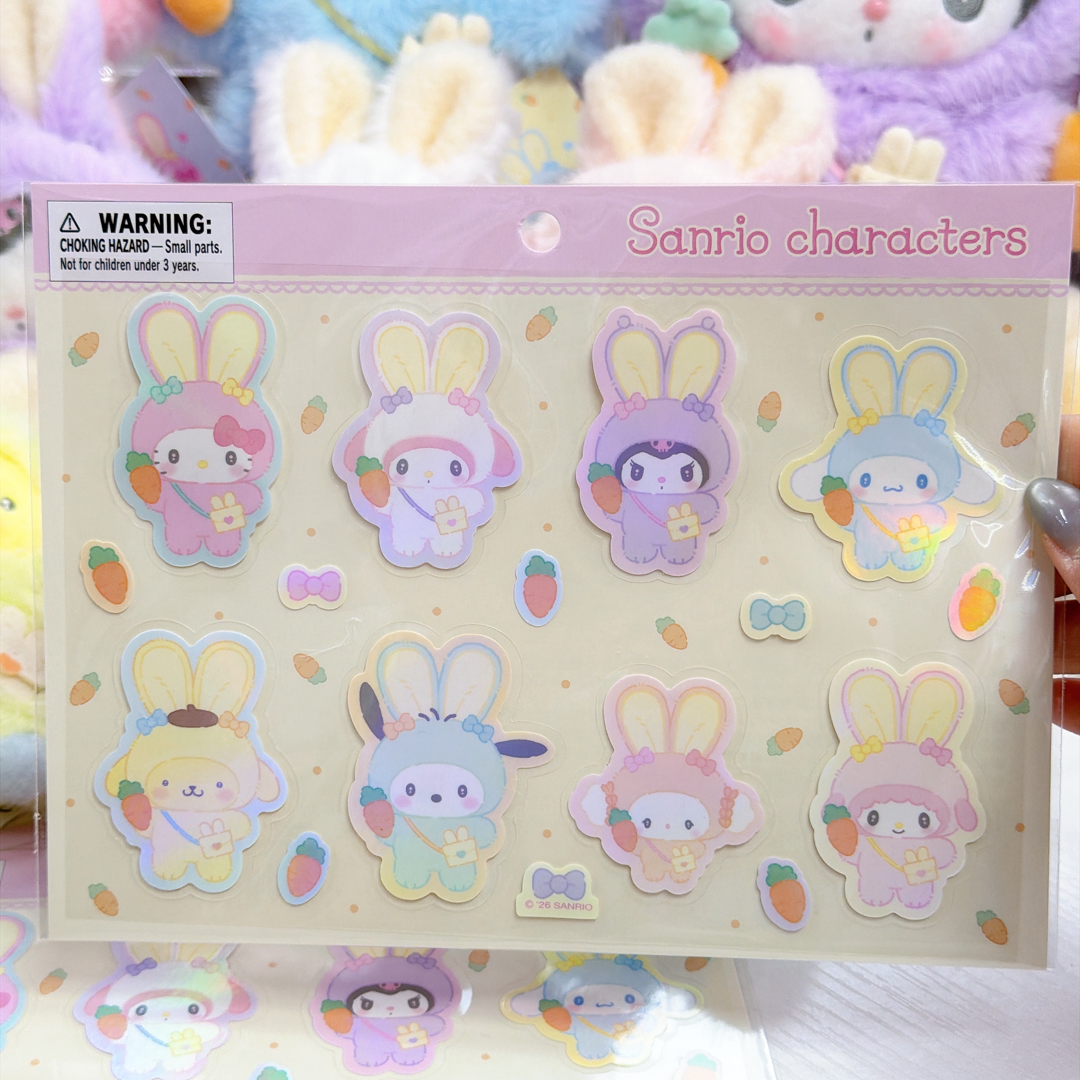 日本直送Sanrio 復活節系列 貼紙