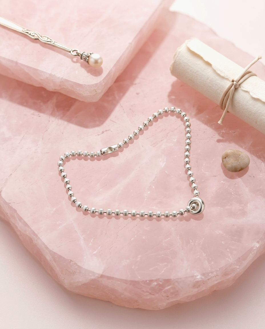 S925 -  *MH0025* Ring Bracelet