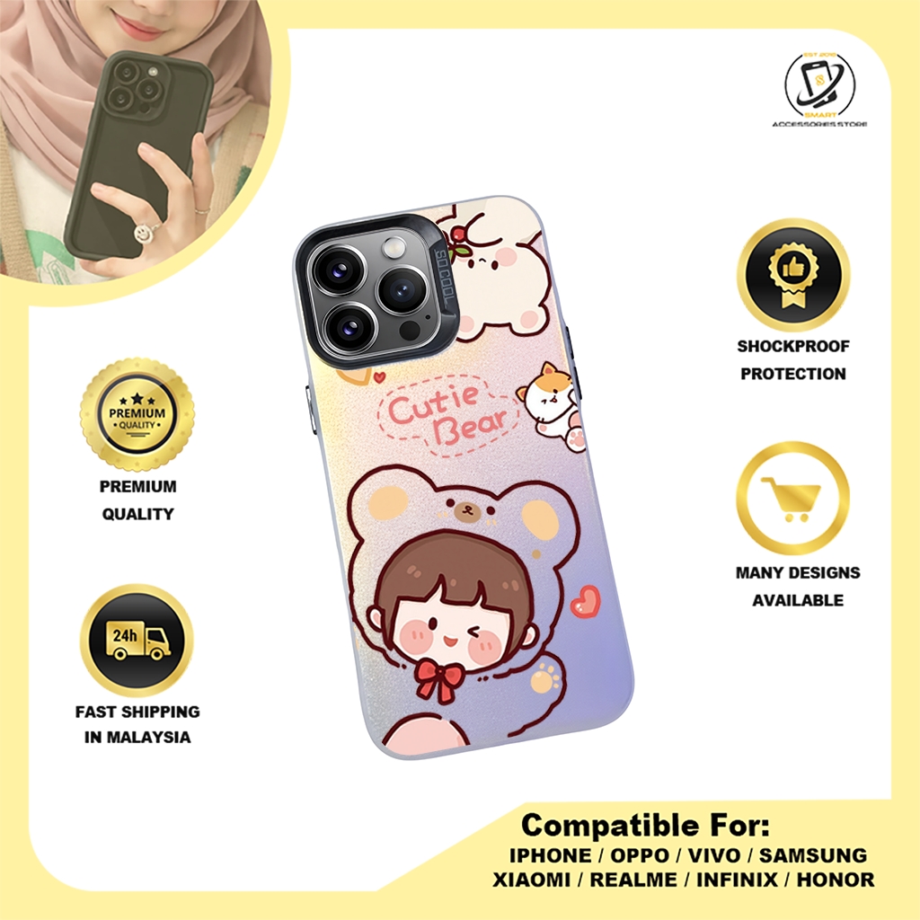 IMD CASE PHONE FOR INFINIX - DESIGN BEAR J