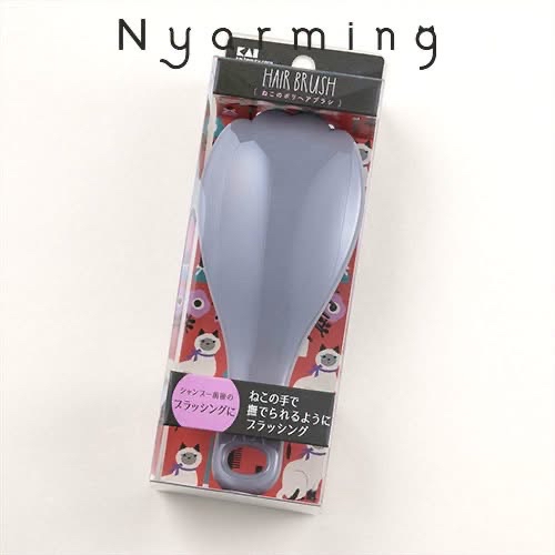 日本製KAI貓咪肉球造型美髮梳