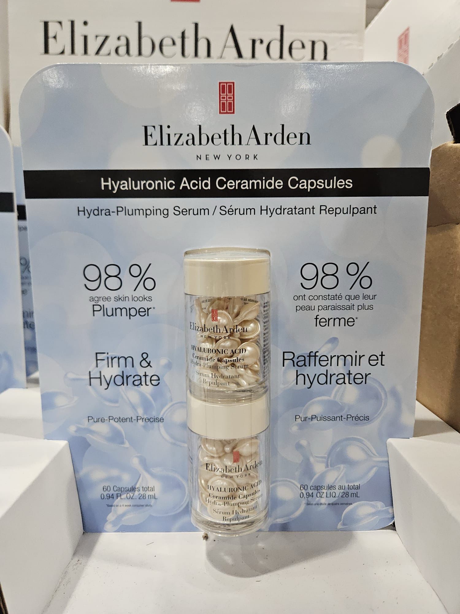 Elizabeth Arden 伊利莎伯雅頓 透明質酸豐盈保濕膠囊 (30粒 x 2樽)