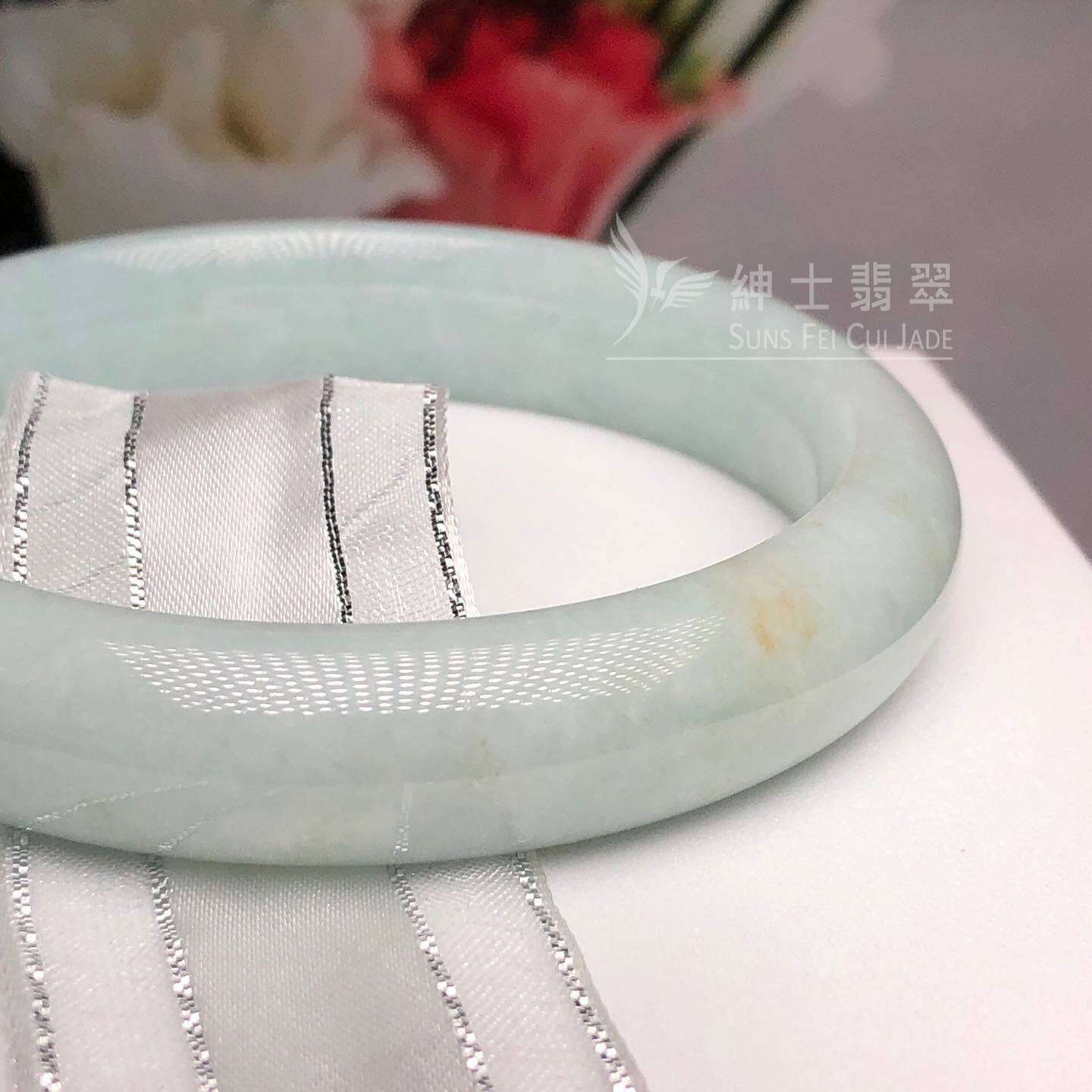 擺三橋蘋果綠福鐲59mm