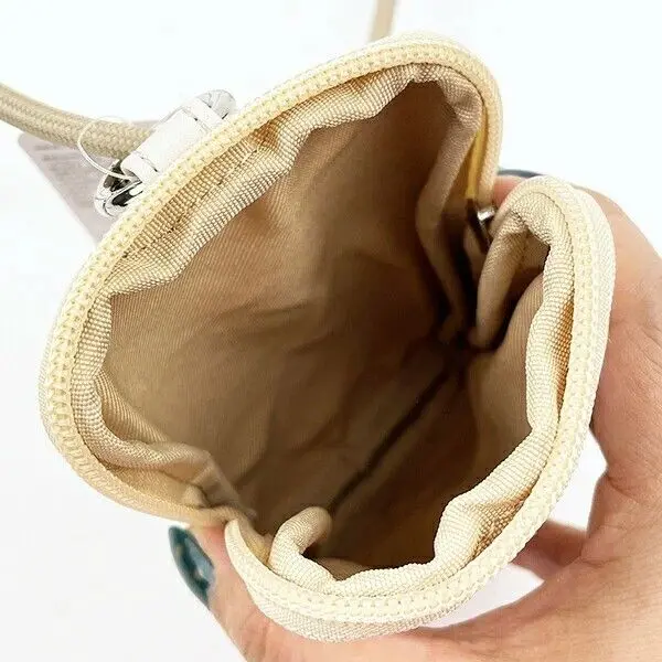 現貨🌸日本直送 | 貓福珊迪mofusand日版斜揹袋連手機掛繩夾片（黃）