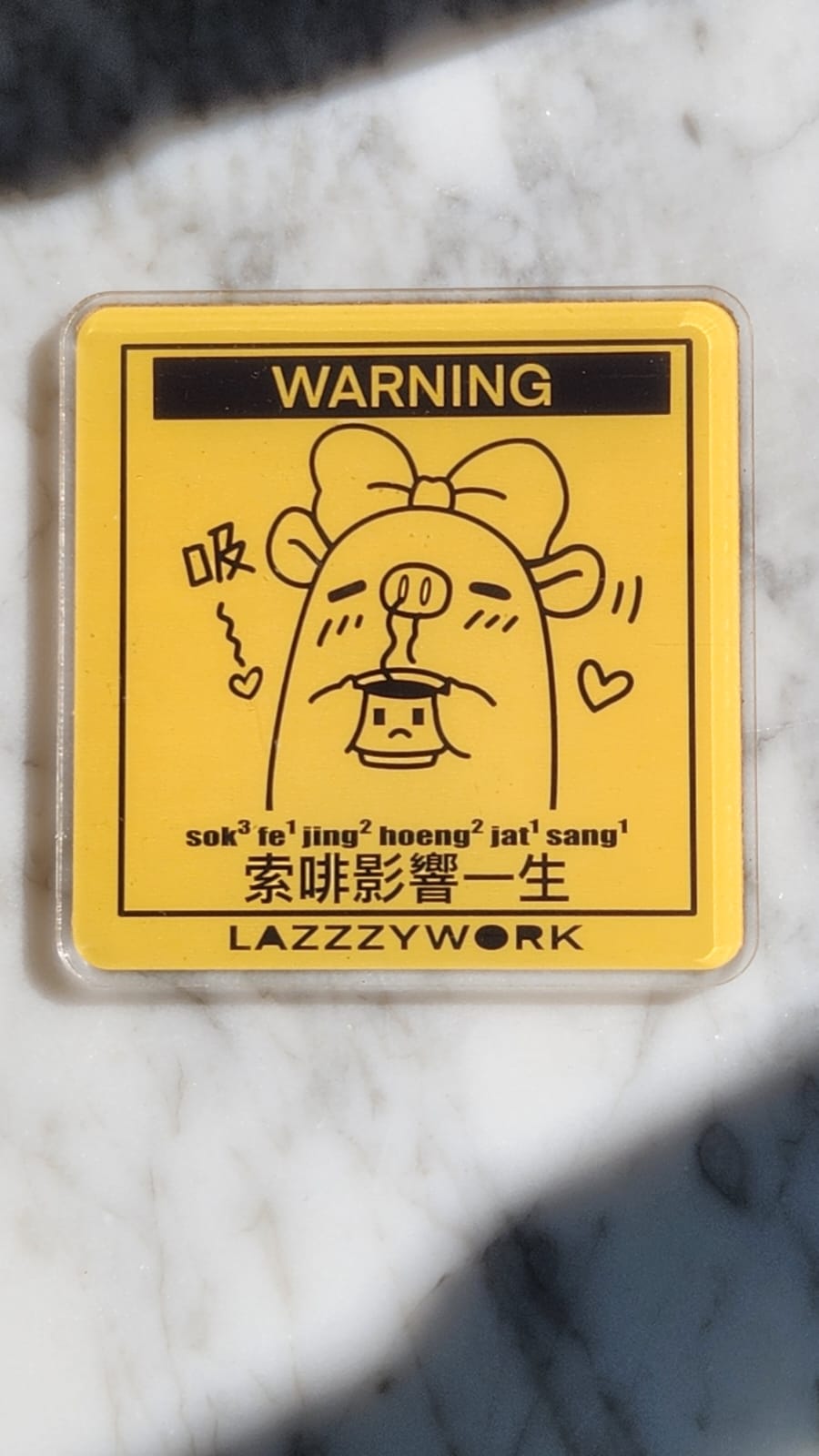 【Lazzzywork】經典咖啡杯墊｜咖啡人語錄系列