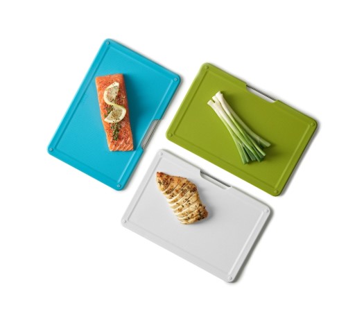 全新 Joseph Joseph懸掛式砧板收納架連多色砧板3塊套裝