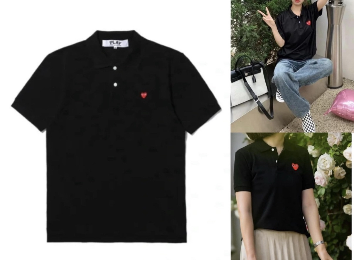 日本🇯🇵play 心心tee 經典短袖polo tee