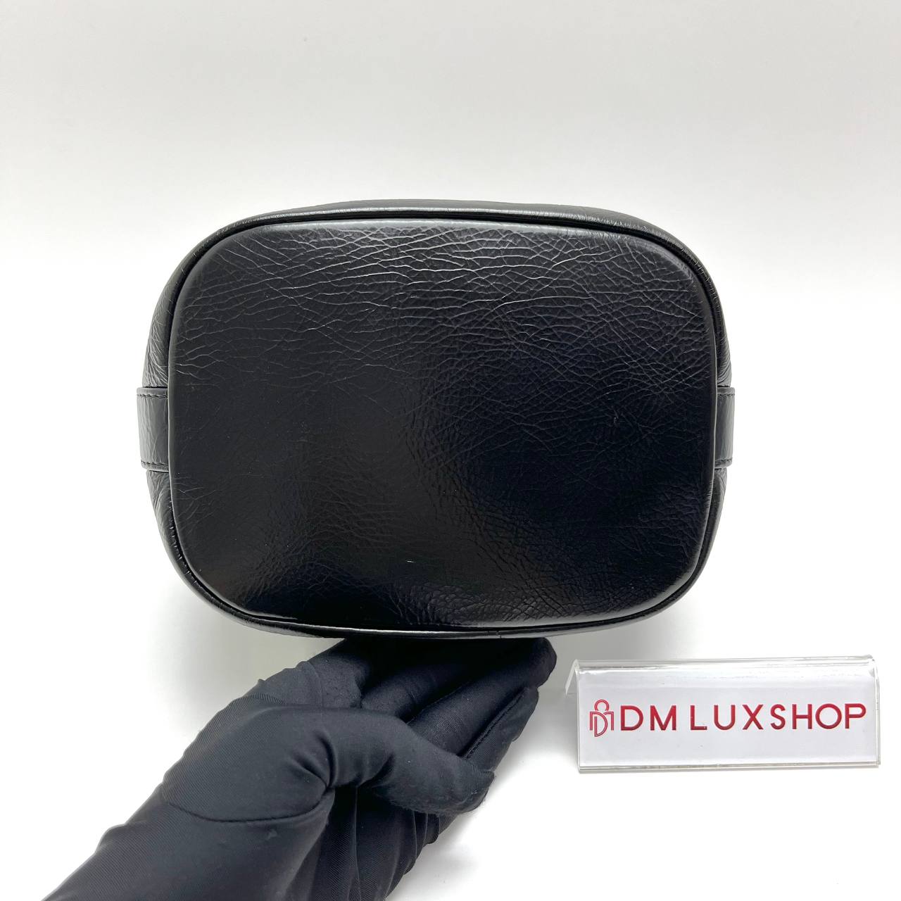 Chanel Black Calfskin CC Drawstring Bucket Bag (Serial 30, Y: 2020)