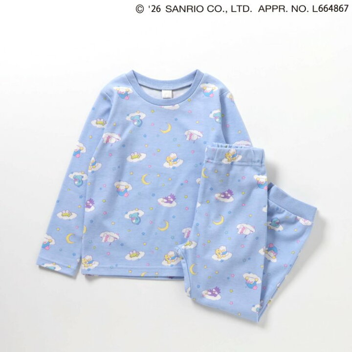 🇯🇵預訂 日本直送🇯🇵Apres les cours x Sanrio系列兩色人物滿印荷葉邊長袖家居服上下套裝