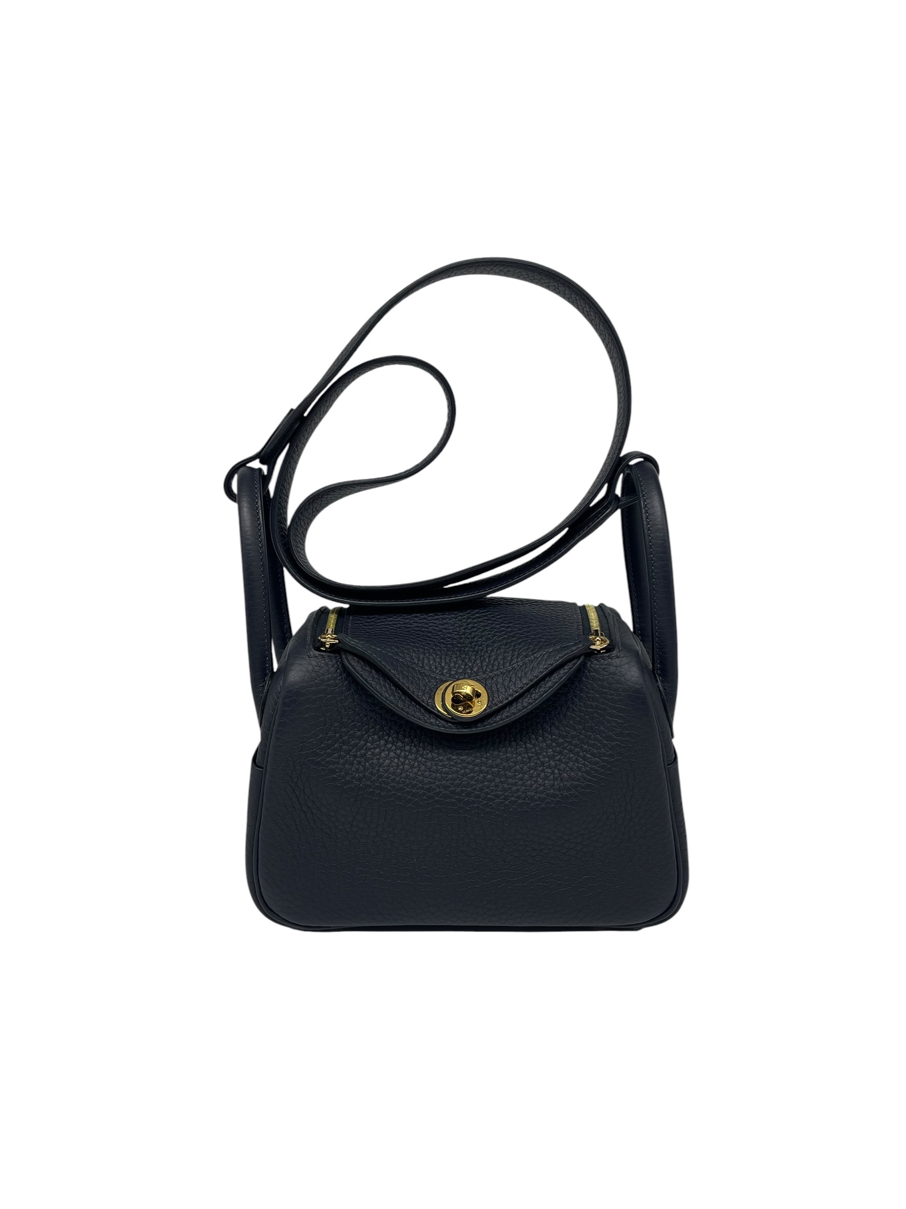Pre-owned Hermes Mini Lindy / Caban / Stamp K / Product Code: 071503