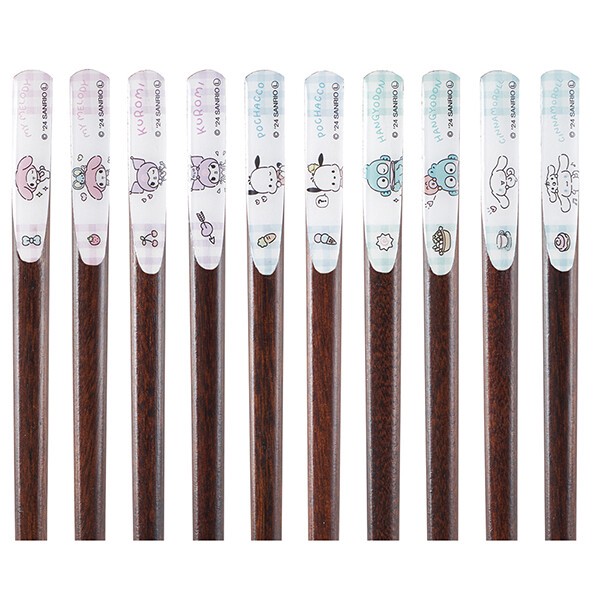 【⭐訂購⭐】 🇯🇵日本直送🌀#Skater 卡通人物 天然木質 防滑筷子[10支裝] 🌀[PLBD-0118][260325]