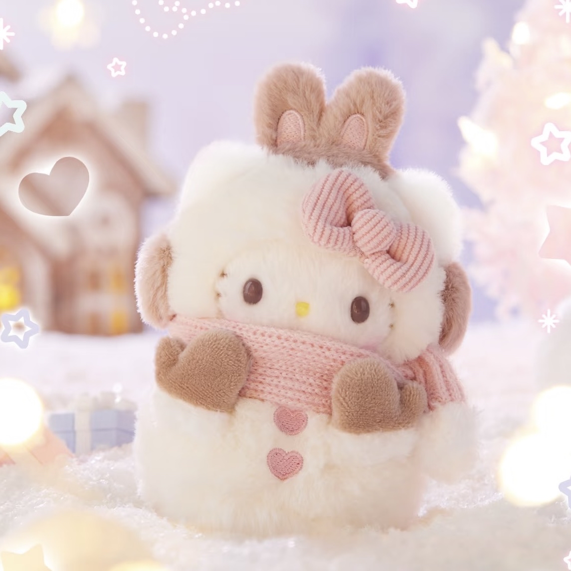 Sanrio堆雪人系列公仔掛飾