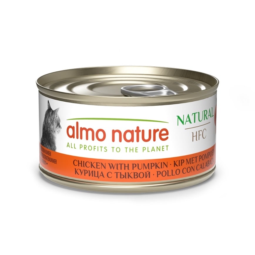 Almo Nature (HFC) 雞肉+南瓜 貓罐頭 70g
