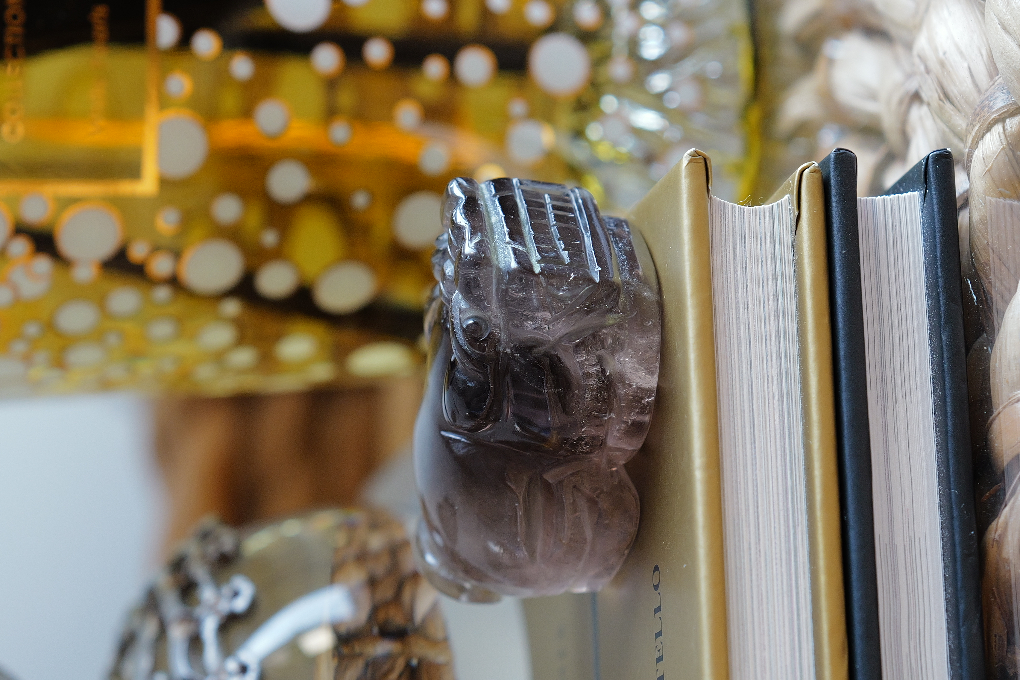 ༒5.2cm茶晶金錢貔貅擺件༒ PU.1231H5JG7A-RA18*A77