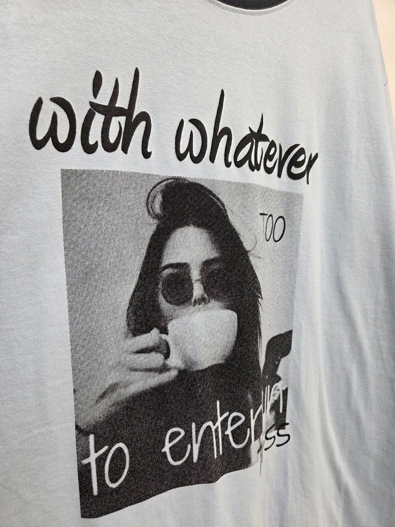 🇰🇷K5576 cotton人像print tee