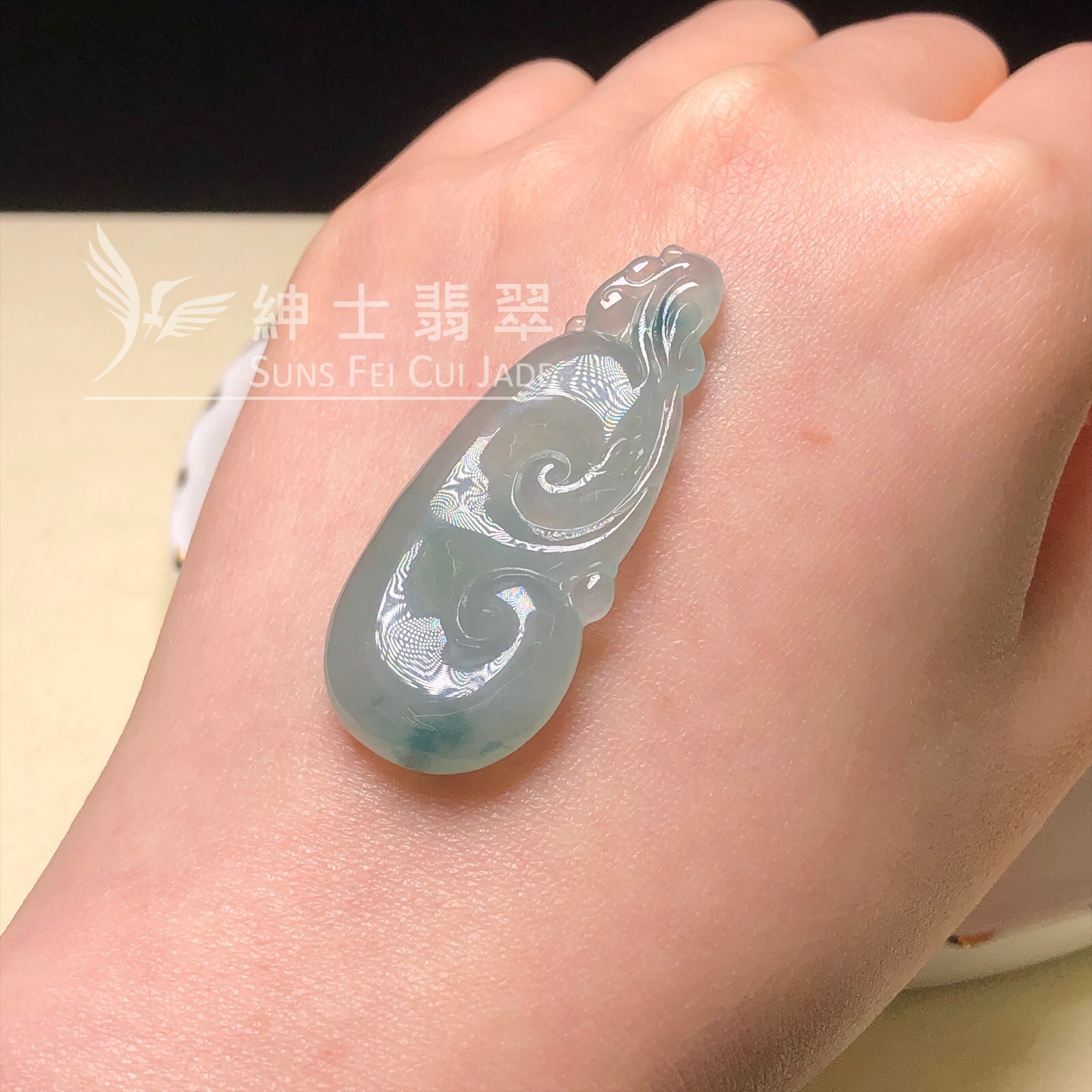 YK00407 飄藍花如意