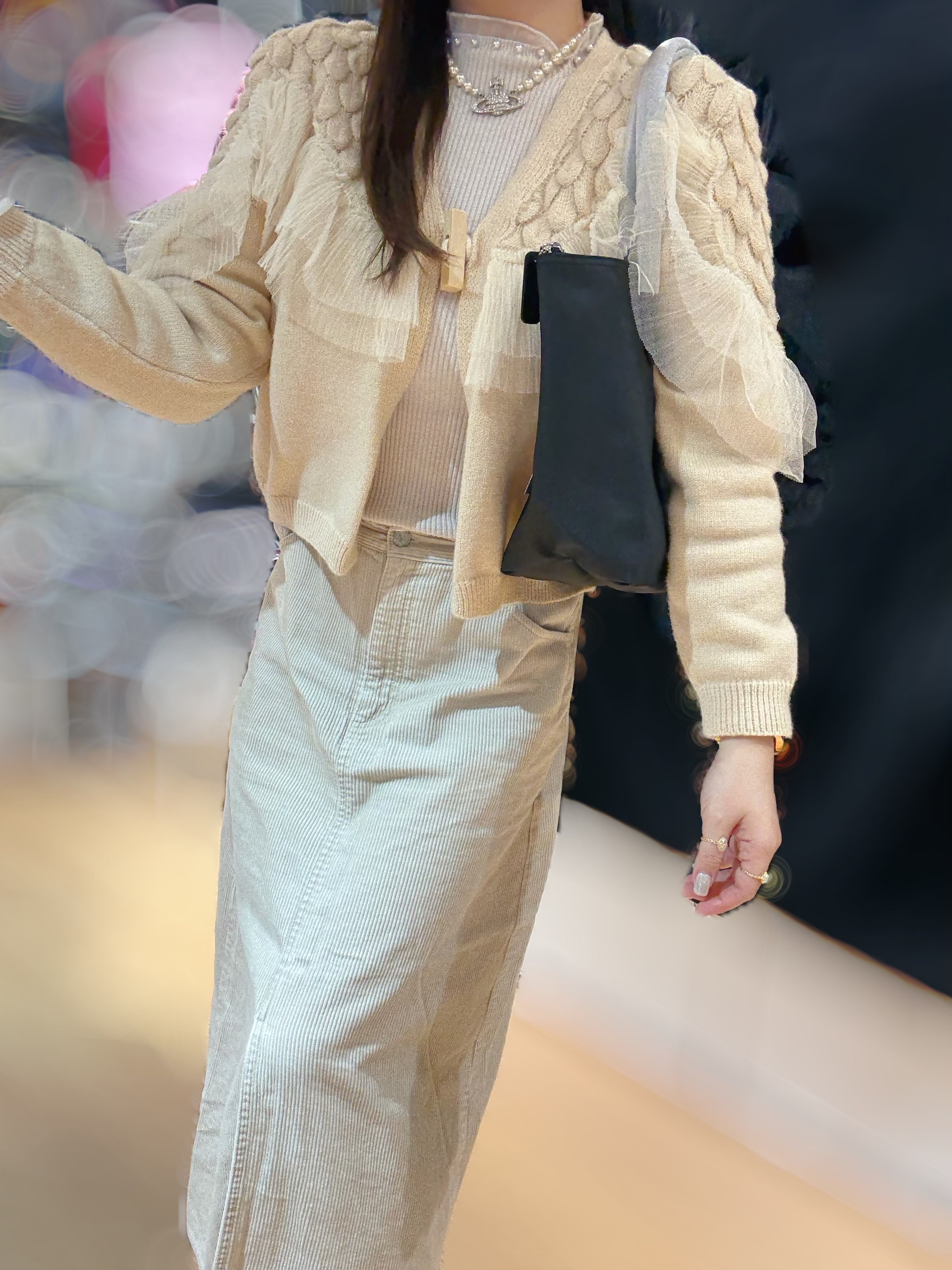 Lacoste Concept zip tote blk