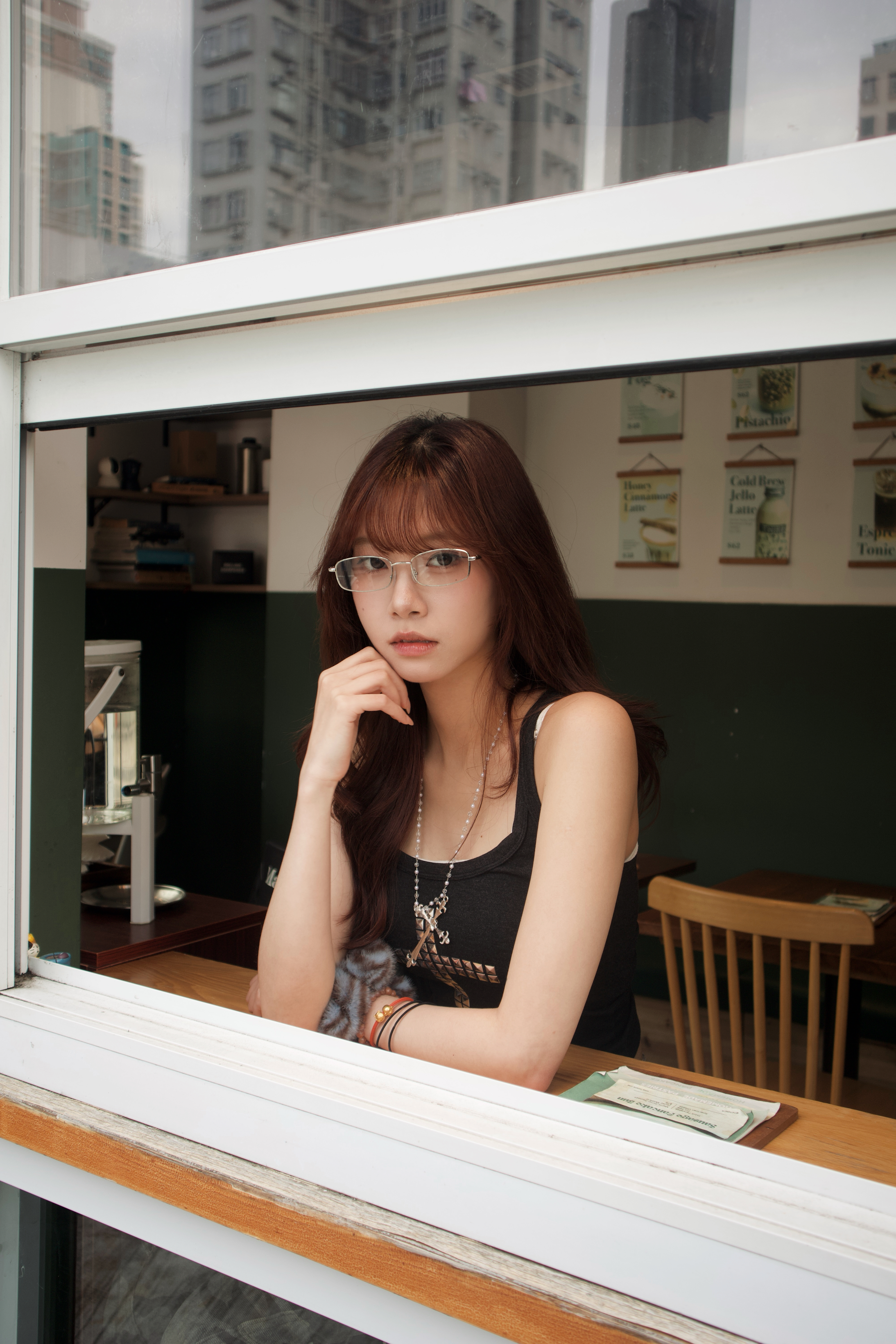 韓國Sexy系列十字架閃閃背心