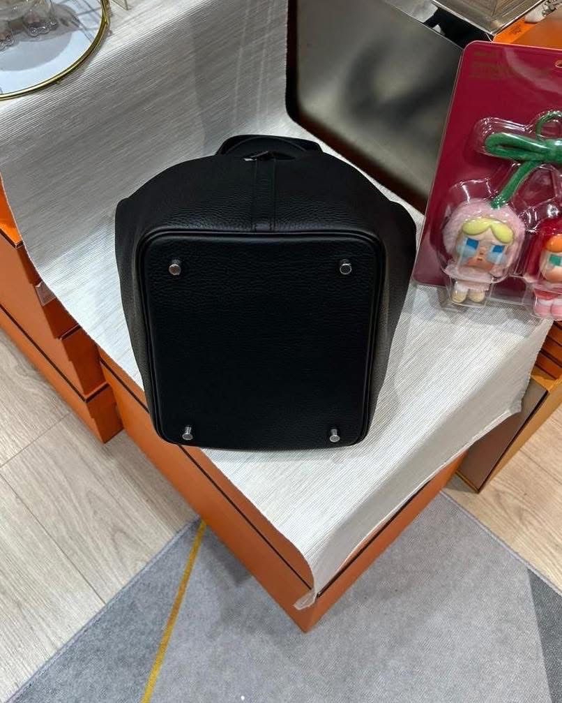 Hermes picotin 22,黑色銀扣,STAMP C 100%Authentic ,95%new  ✅key lock ✅dust bag