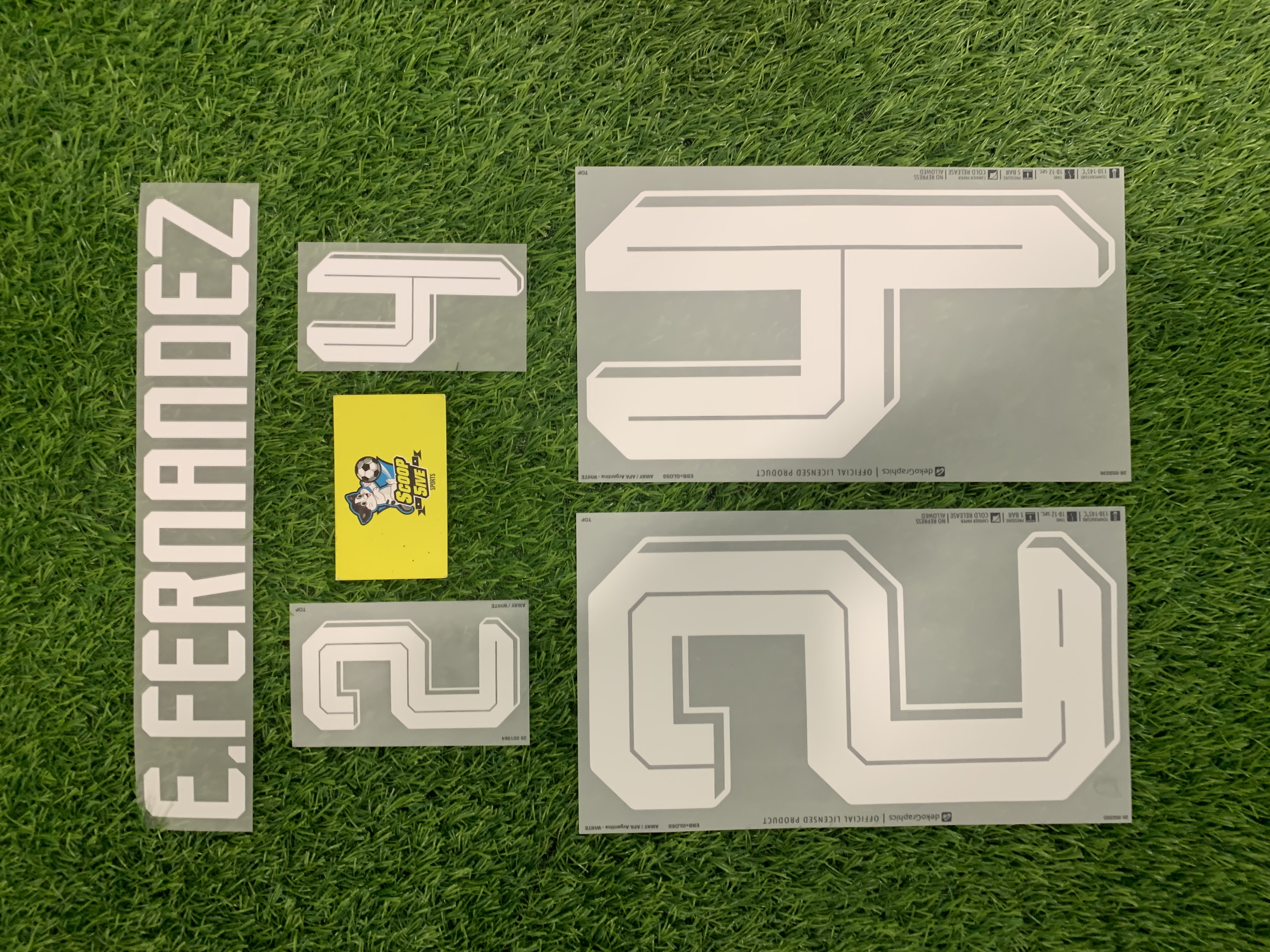 2026世界盃 阿根廷 作客 印字 24 E. Fernandez