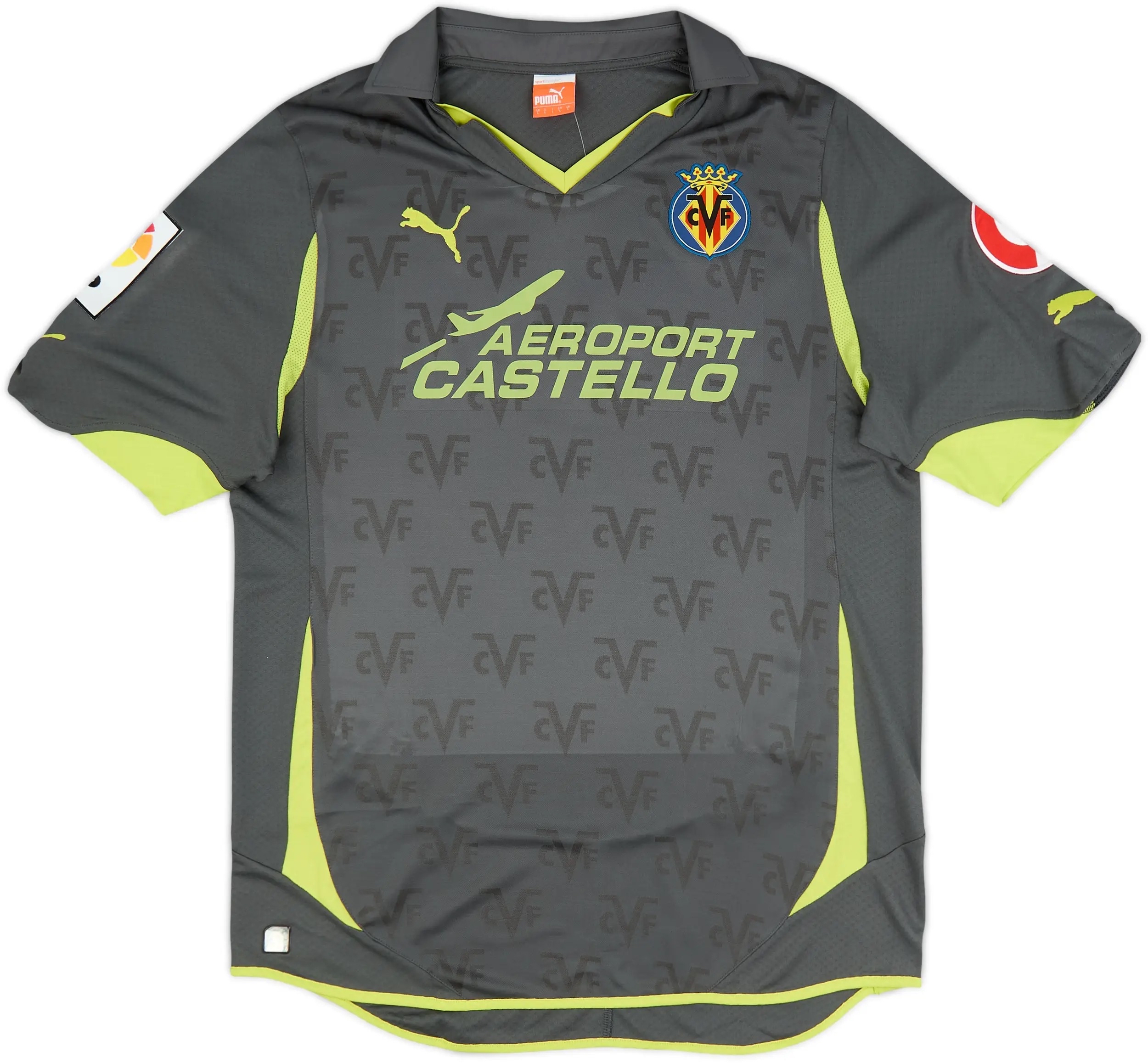 2010-11 維拉利爾 作客 球迷版 連西甲字章 