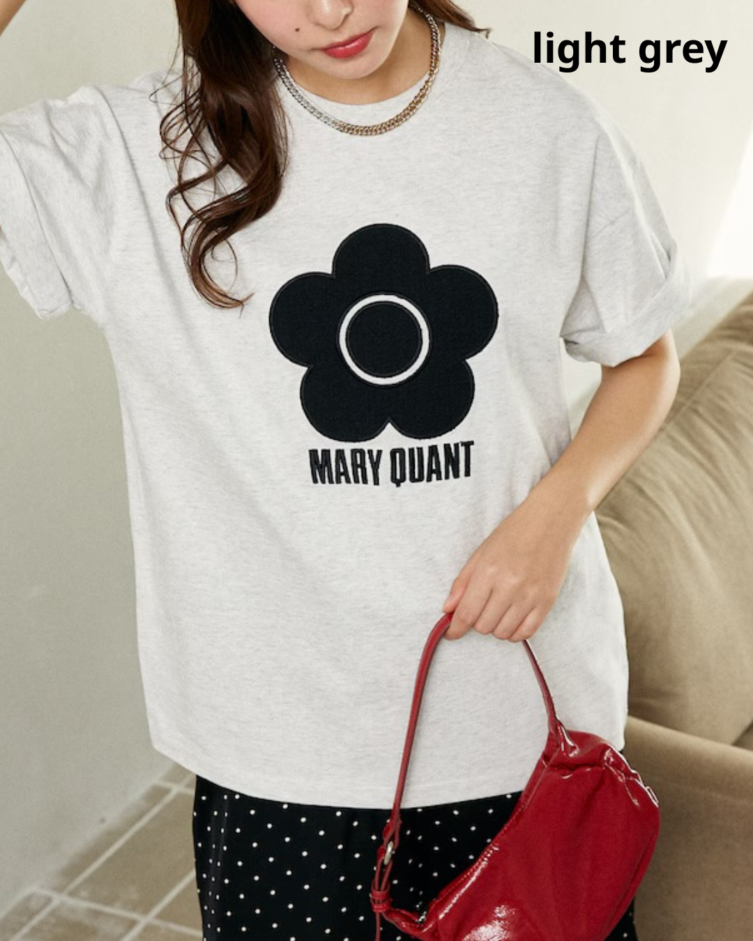 日本代購【 2026 新商品 日本直送  MARY QUANT × PUBLUX 限定聯乘  花花 T恤 Limited Collab logo tee 】
