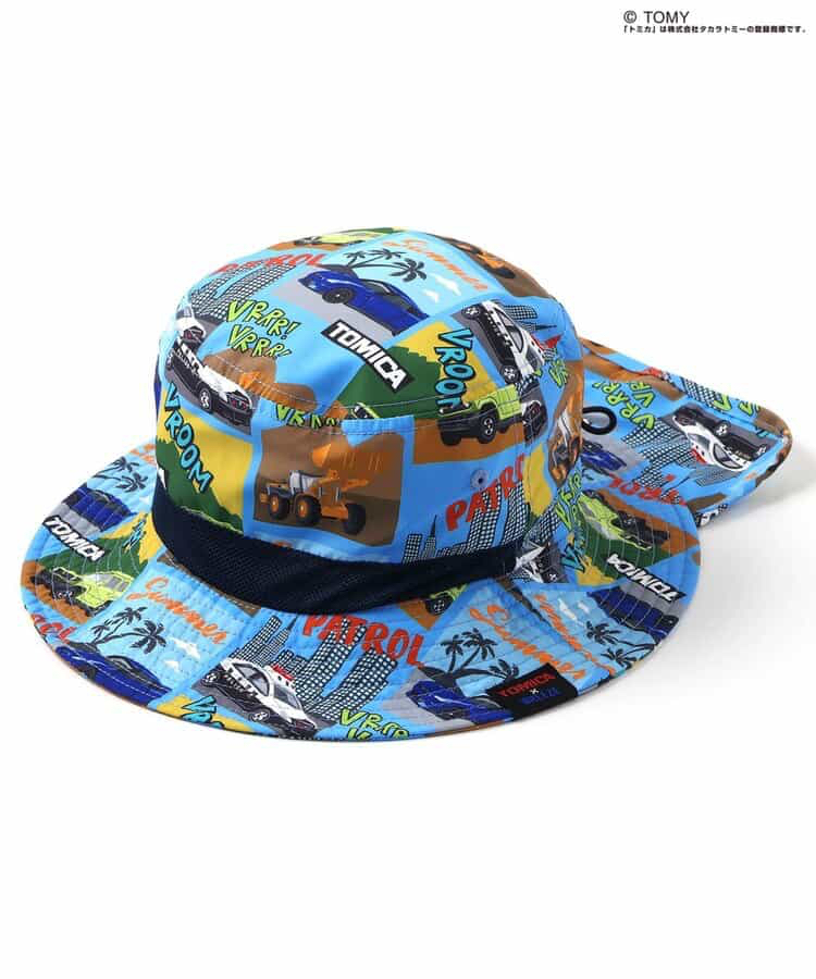 🇯🇵預訂 日本直送🇯🇵Breeze x Tomica系列兩色車車滿印水陸兩用戶外遮陽帽