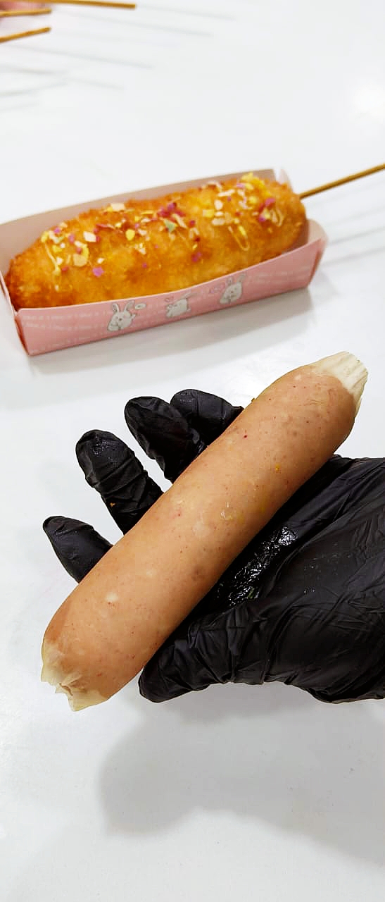 韩式拉丝热狗棒