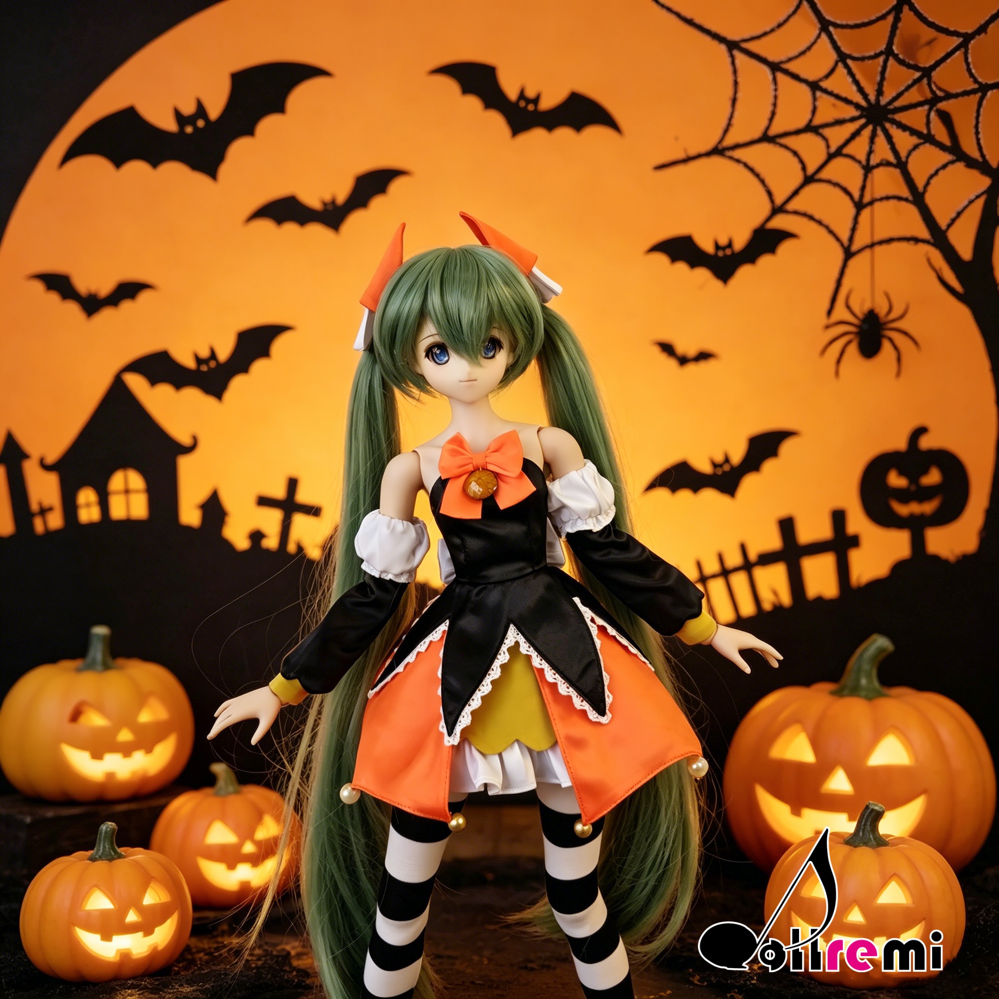【dollremi】(DD0919) COS 初音未來 Hatsune Miku 萬聖節款式 Halloween Ver.
